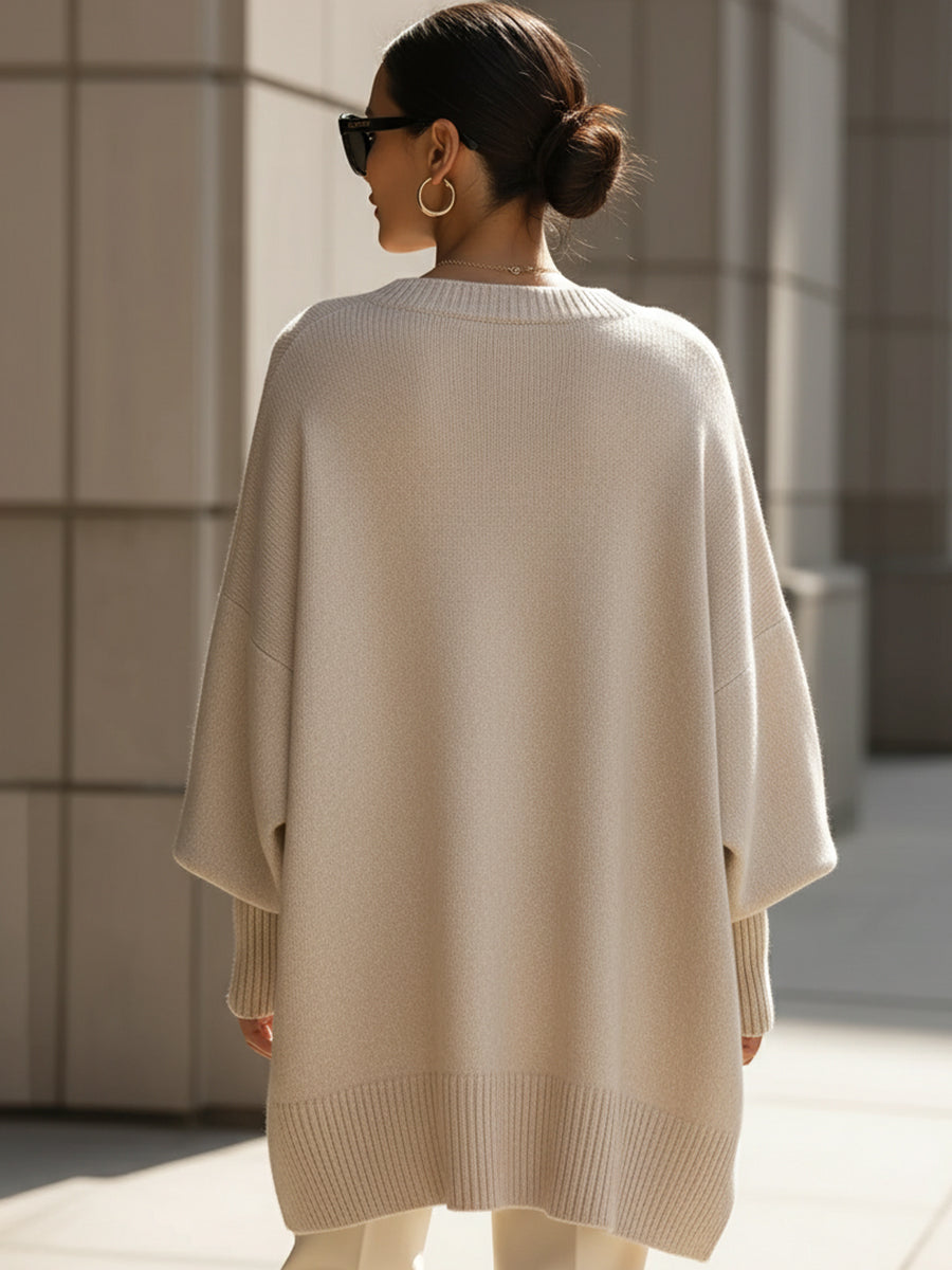 Sophisticated Knit Jumper for Women - Cozy Casualwear for Everyday Use