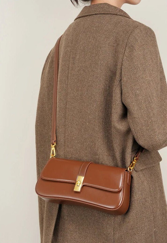 Luxe Leather Shoulder Bag Women UK – Stylish Handbag for Workwear, Smart Casual
