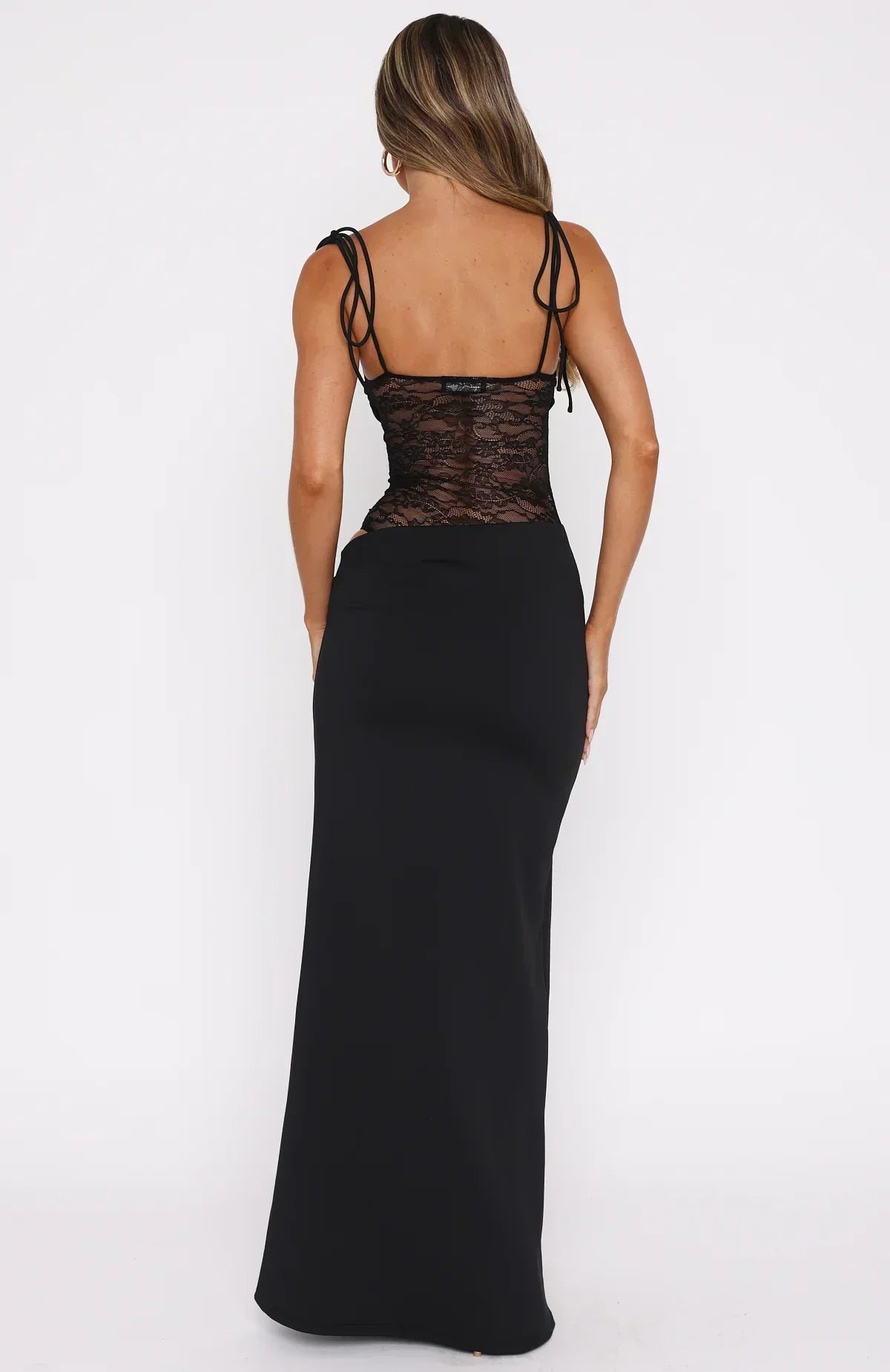 Lace Square Neck Maxi Dress Women UK – Formal Occasion, Wedding Guest