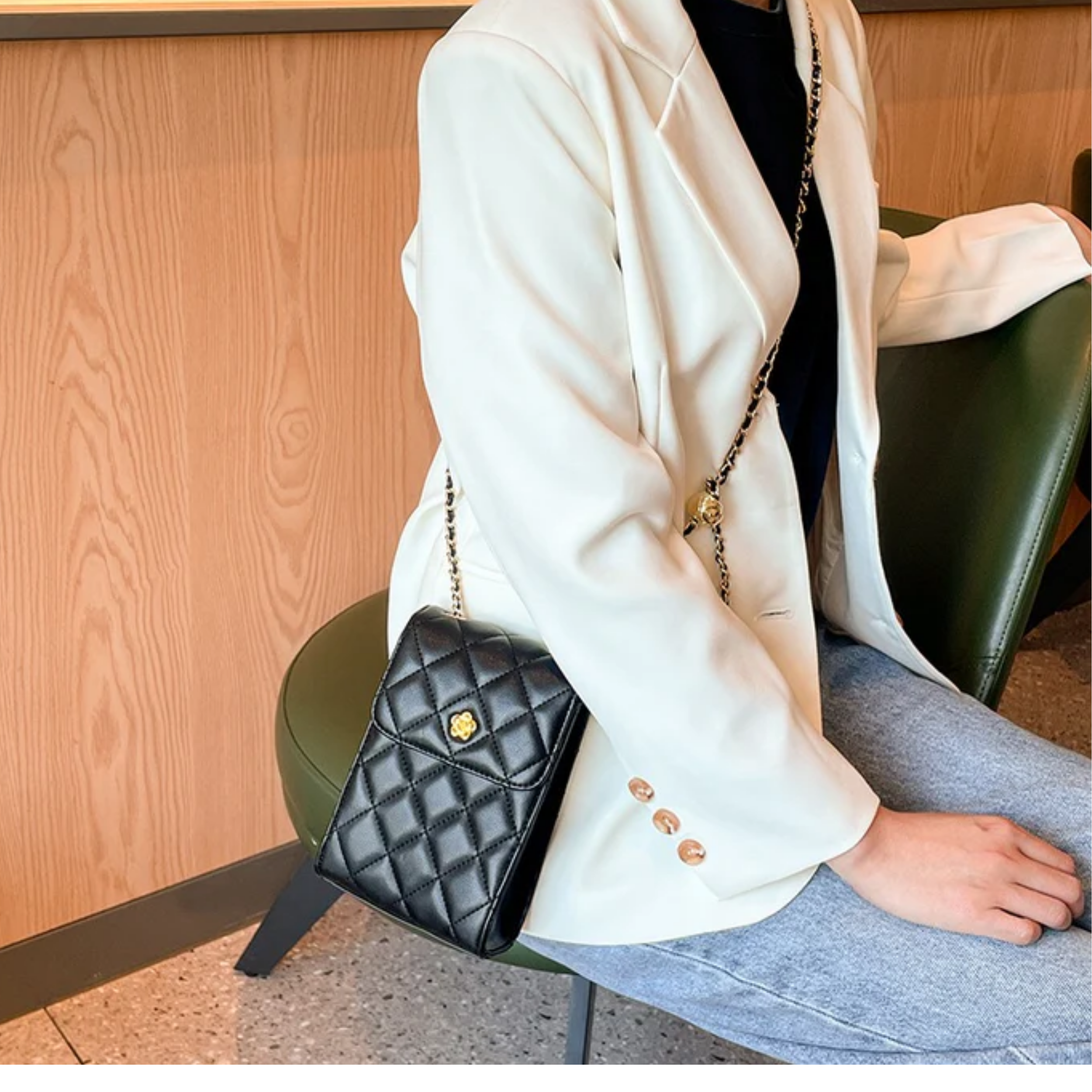 Genuine Leather Mini Crossbody Phone Bag UK – Everyday Use Accessory, Smart Casual & Evening