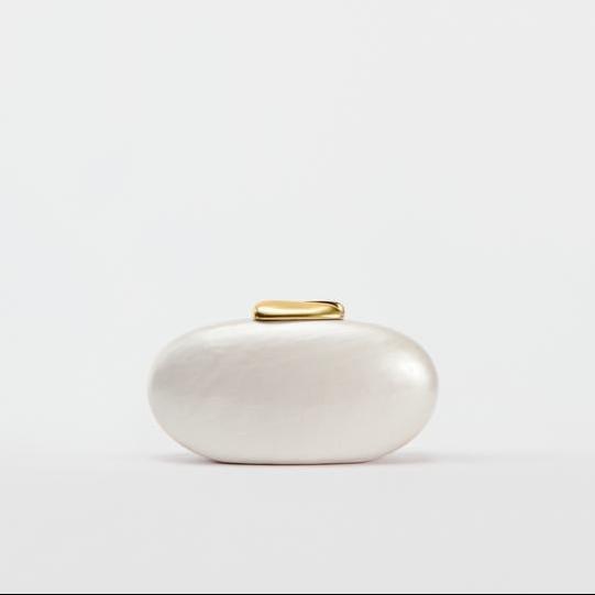Black Faux Leather Clutch Purse Women UK – Evening Bag for Wedding Guest, Cocktail Attire