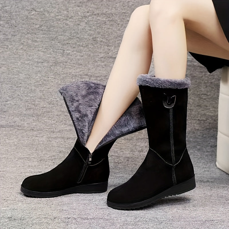 Cozy Cuffed Winter Boots for Women | Insulated Waterproof Design