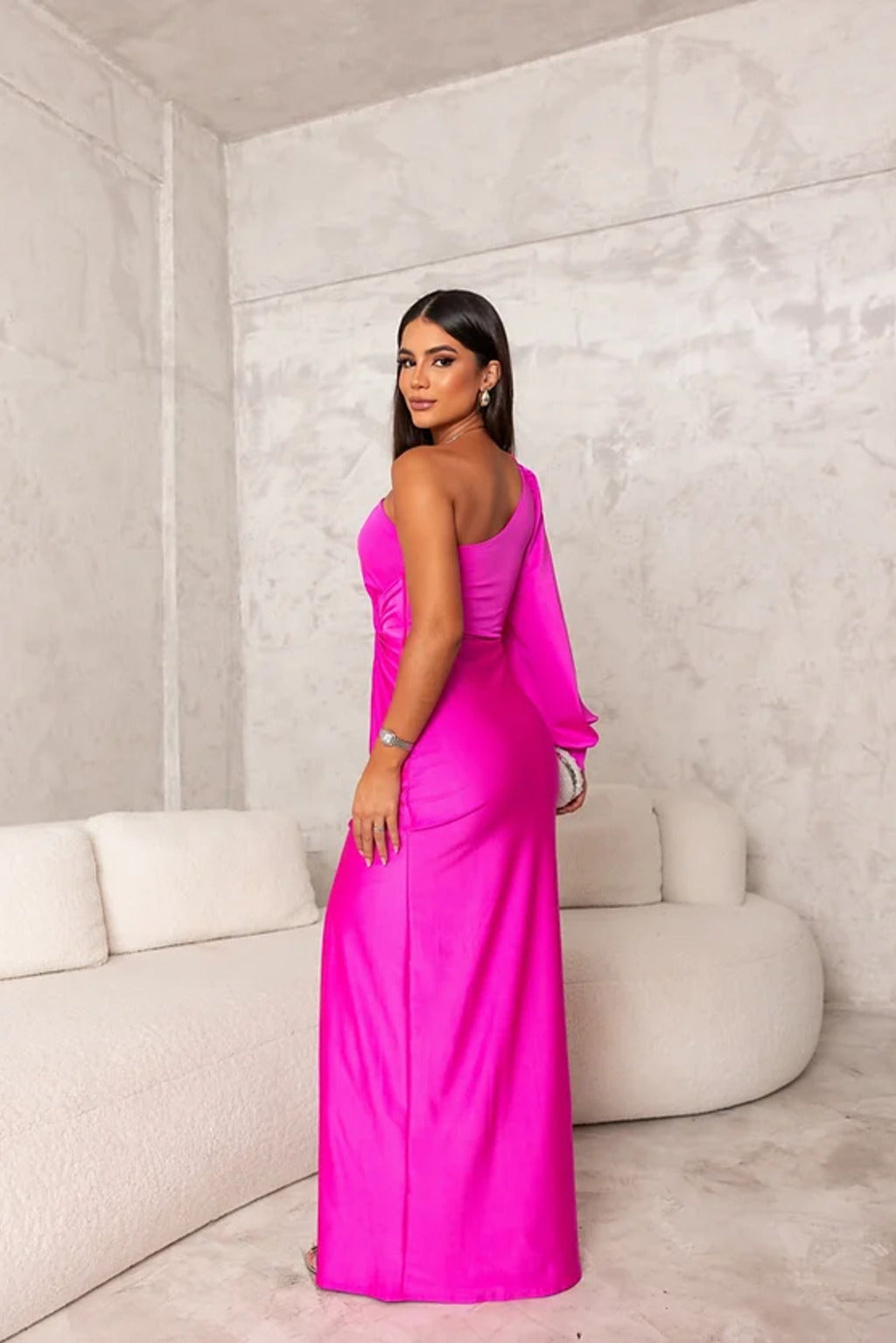 One-Shoulder Maxi Dress | Elegant Evening Gown | Formal Wear for Events