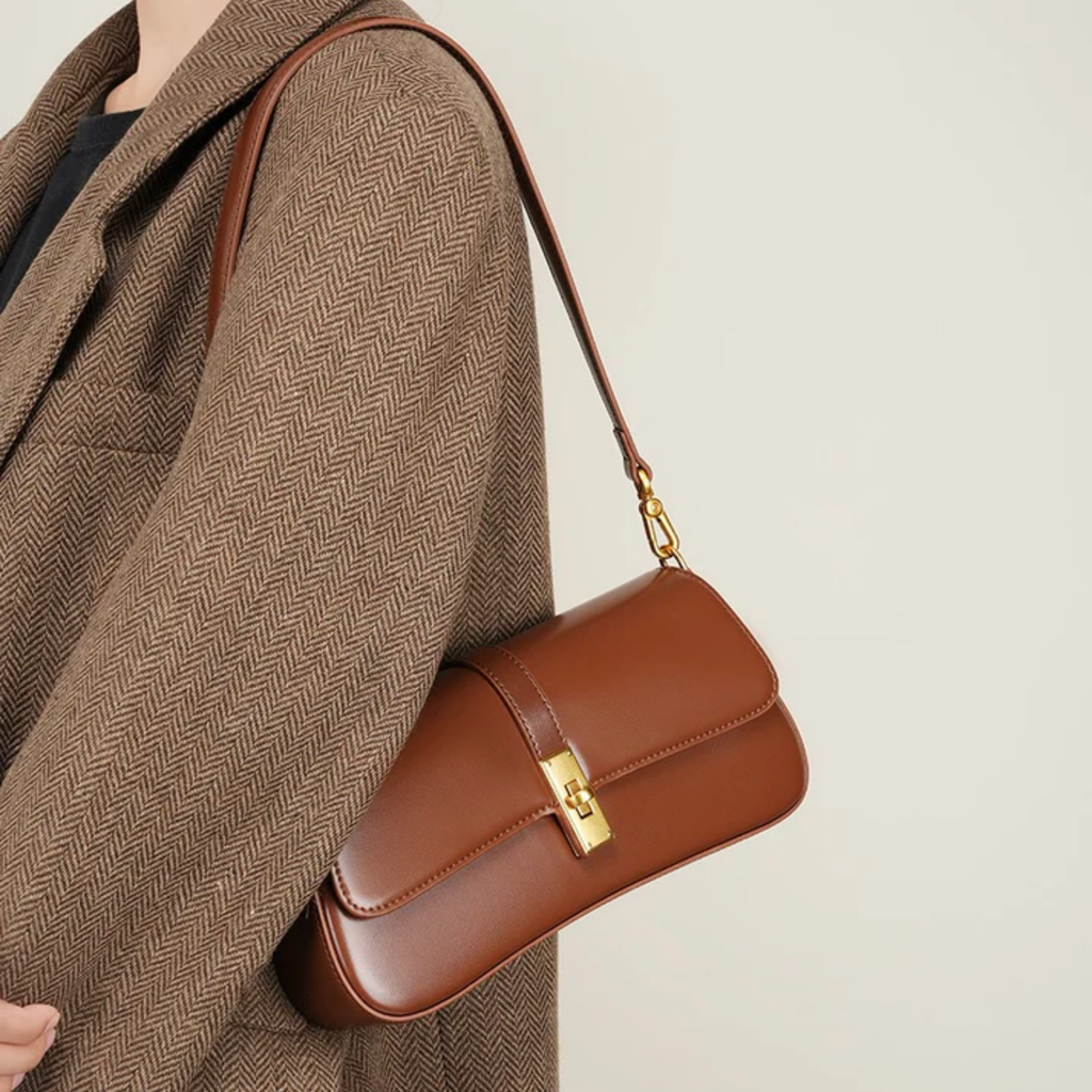 Brown Genuine Leather Crossbody Shoulder Bag Women UK – Everyday Use, Smart Casual