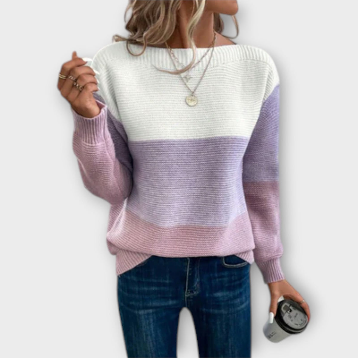 Comfortable Knitted Jumper for Everyday Wear - Soft and Cozy Design