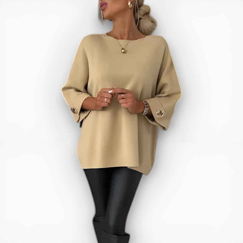 Elegant Knit Jumper with Soft Fabric for Casual Wear