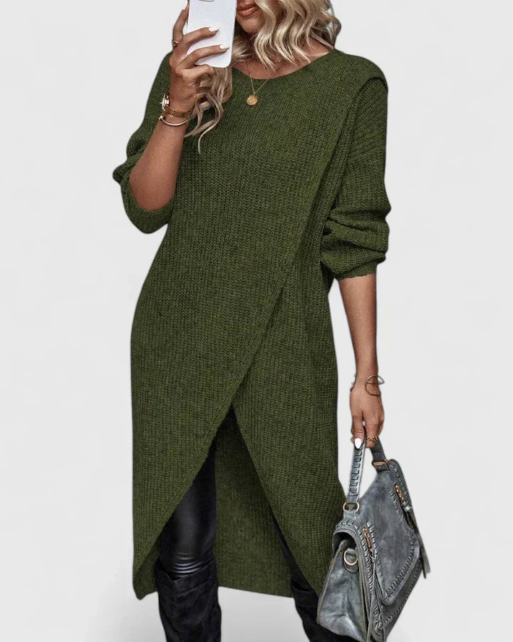 Elegant Jumper Dress in Soft Fabric for Casual and Semi-Formal Wear