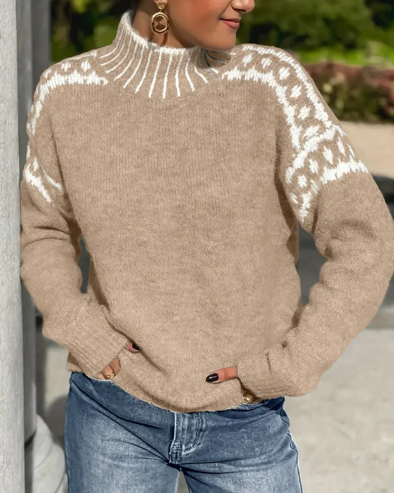 Elegant Knit Jumper for Women | Cozy Lightweight Sweater for Casual Wear