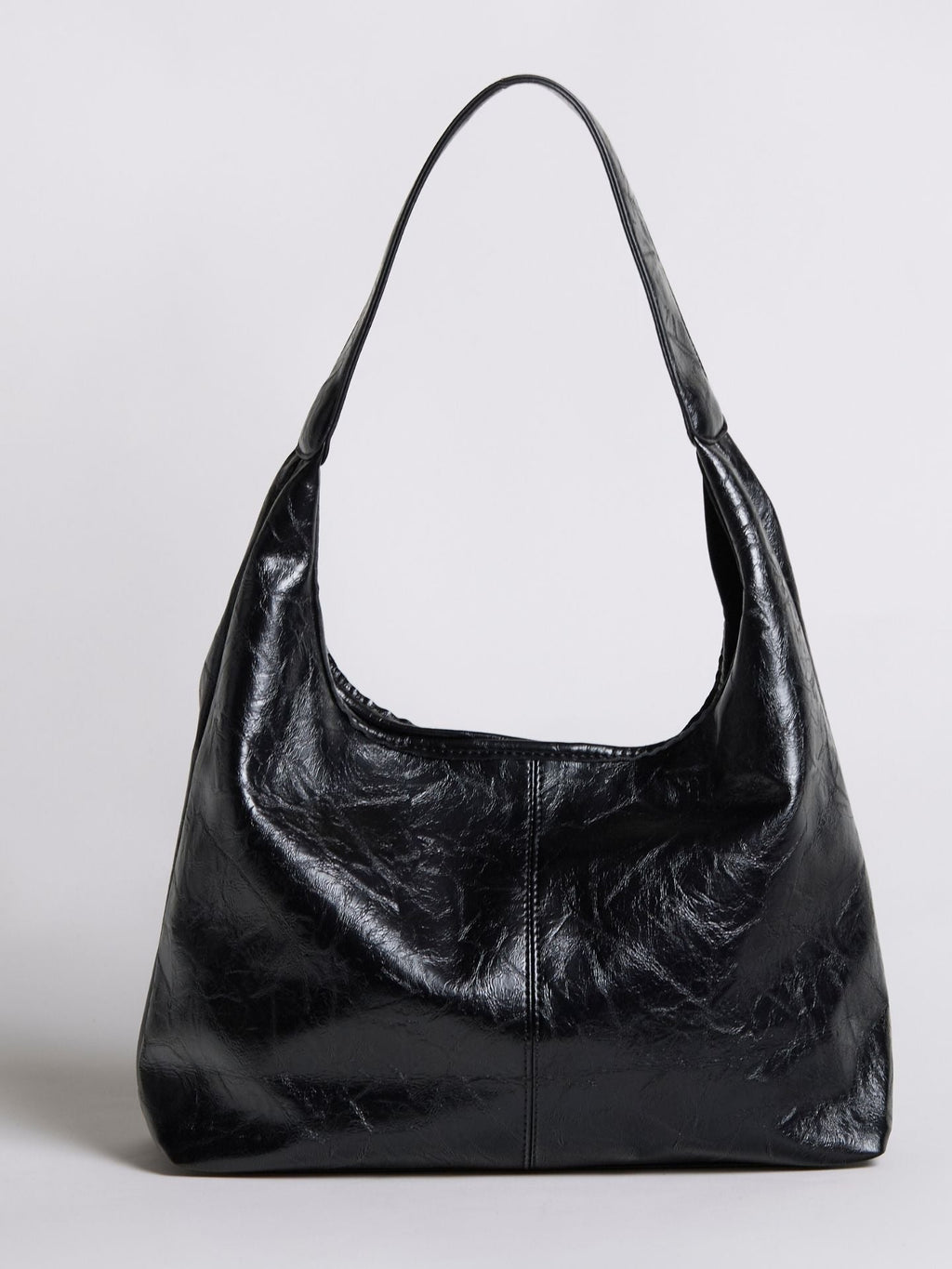 Black Distressed Vegan Leather Tote Bag Women UK – Stylish Durable Everyday Use, Smart Casual Office