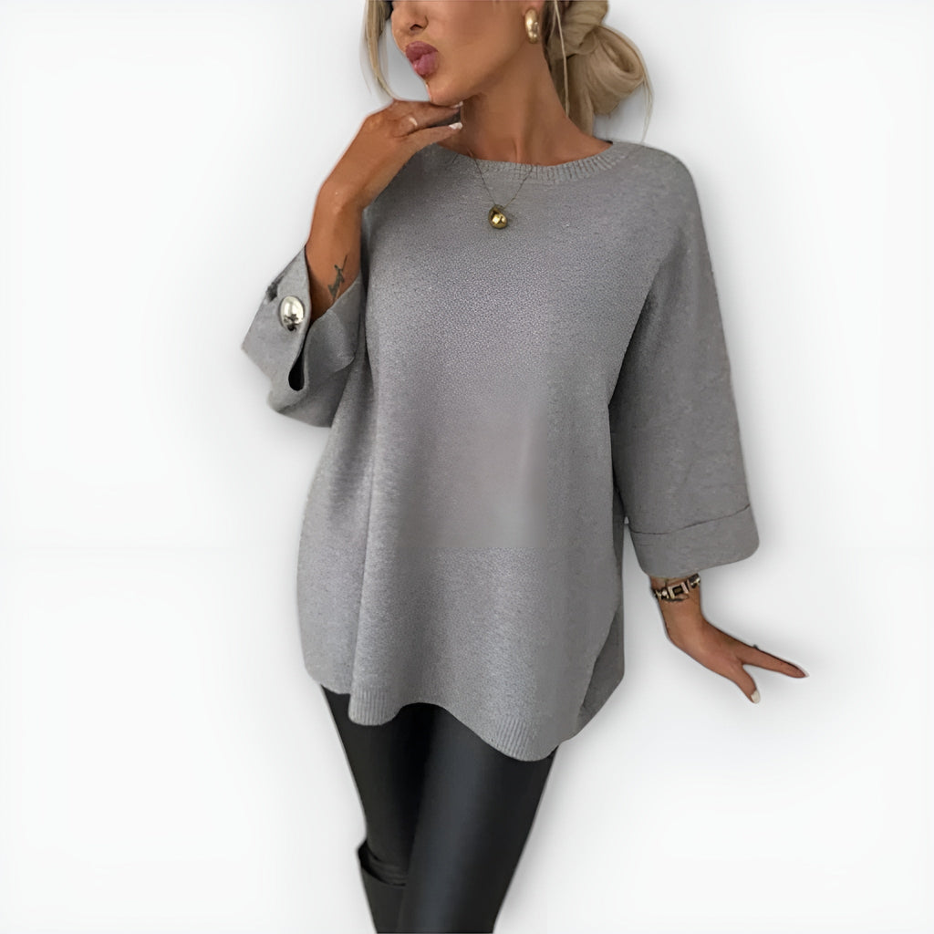 Elegant Knit Jumper with Soft Fabric for Casual Wear