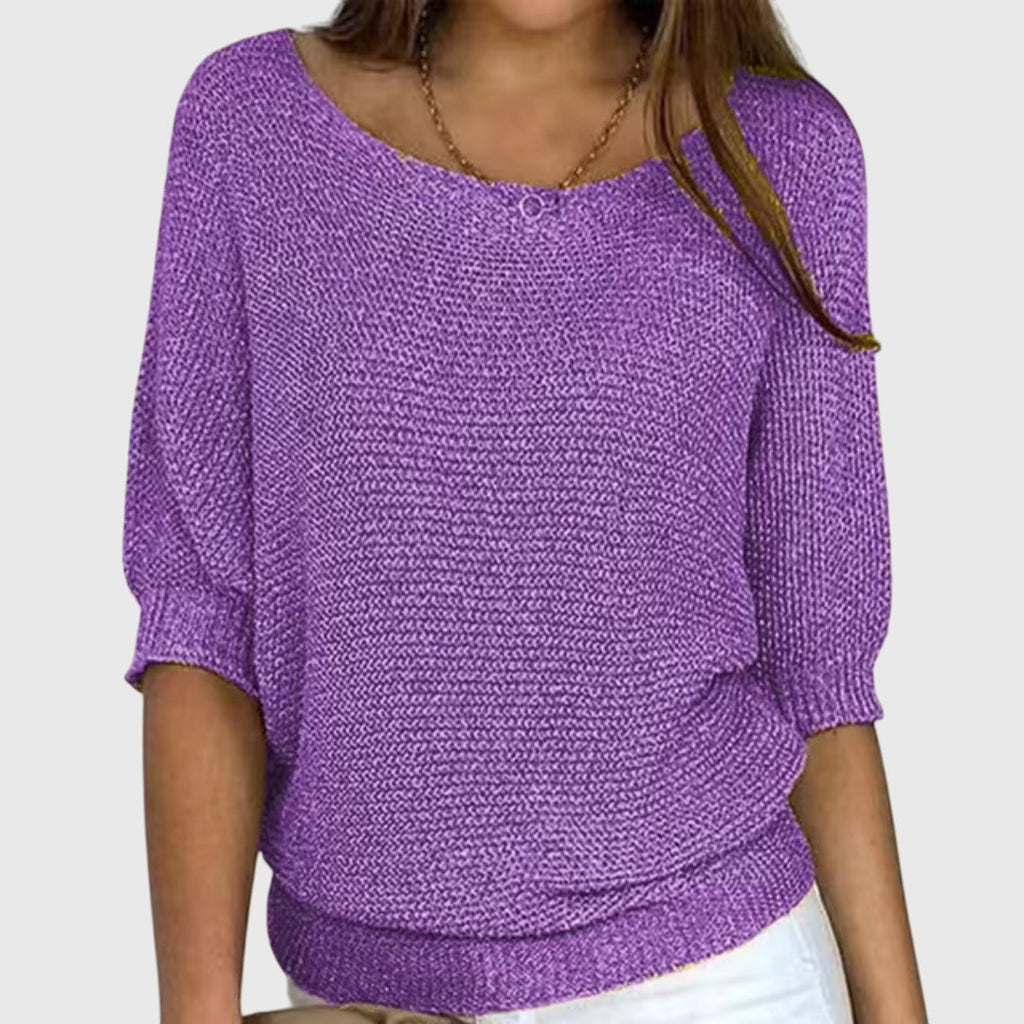 Elegant Knit Jumper - Soft Fabric, Chic Design for Casual Wear