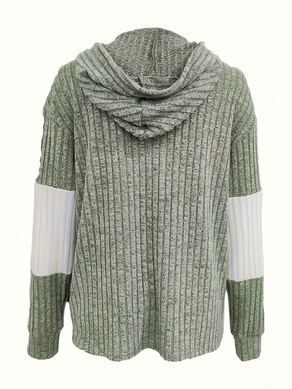 Cozy Color-Block Zip-Up Hoodie for Women | Casual Warmth and Comfort