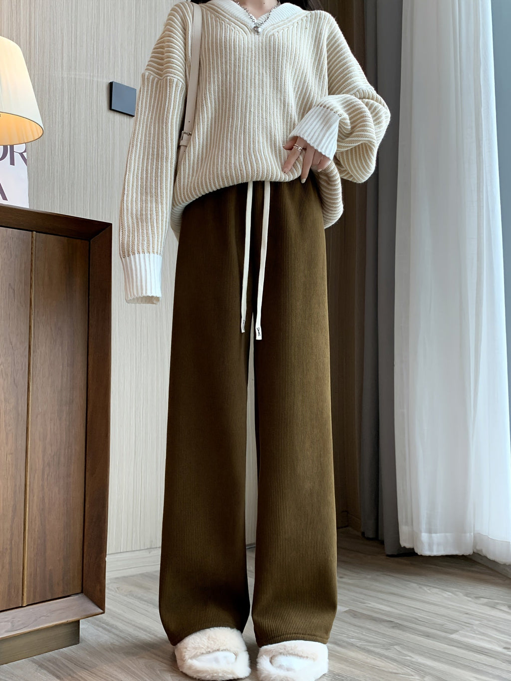 Cozy Wide-Leg Lounge Pants | Soft Fabric | Casual Everyday Wear