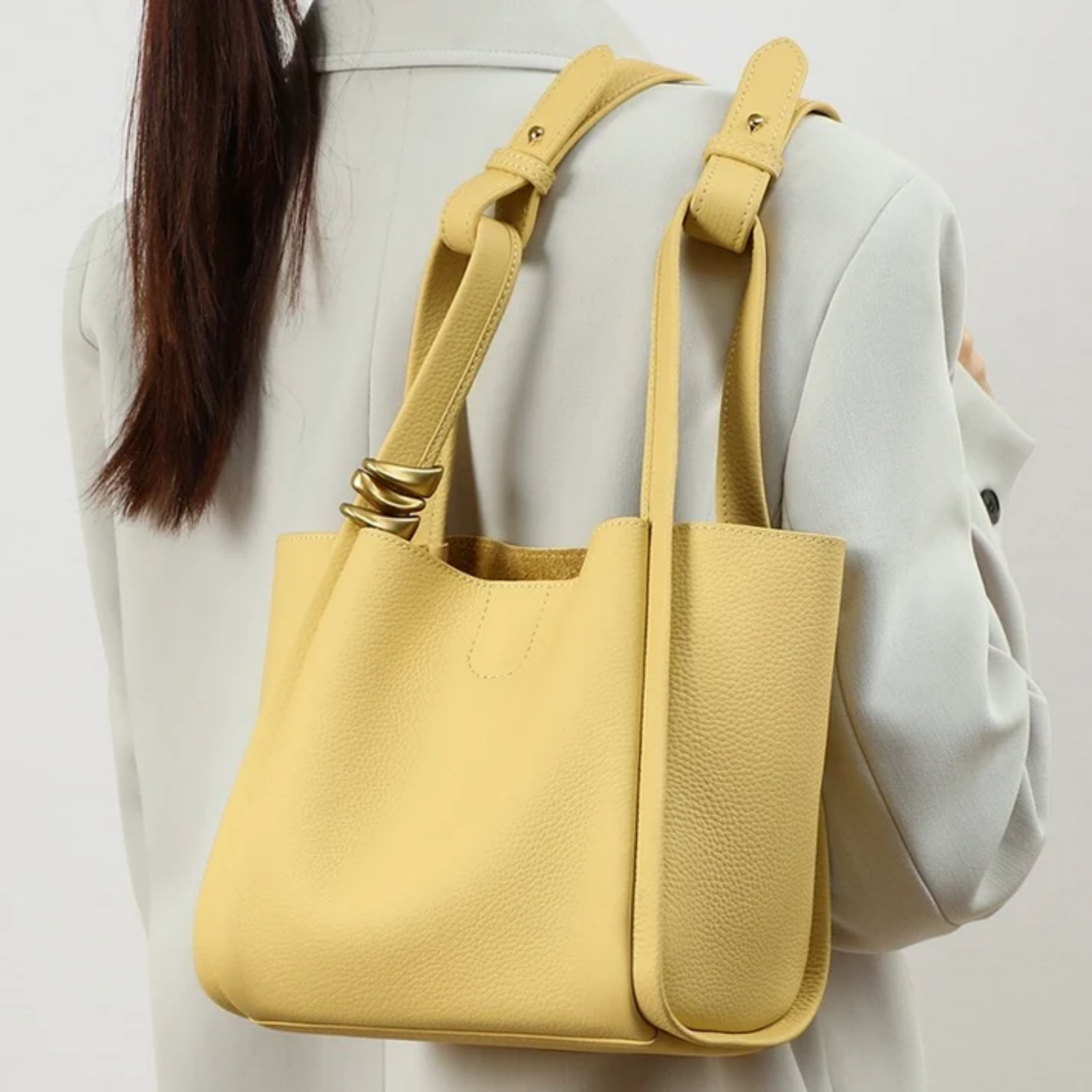 Genuine Leather Crossbody Bucket Bag UK – Everyday Use Smart Casual Evening Accessory, Brunch & Holiday Wear