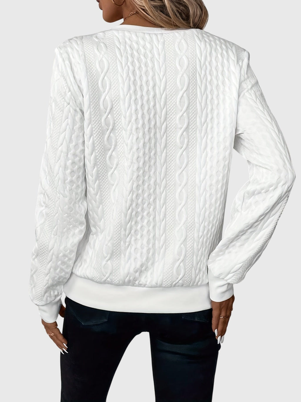 Zippered Jumper in Soft Knit Fabric for Casual Wear and Layering
