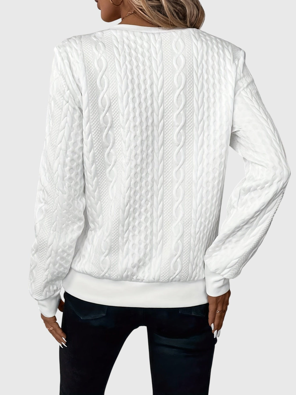 Zippered Jumper in Soft Knit Fabric for Casual Wear and Layering