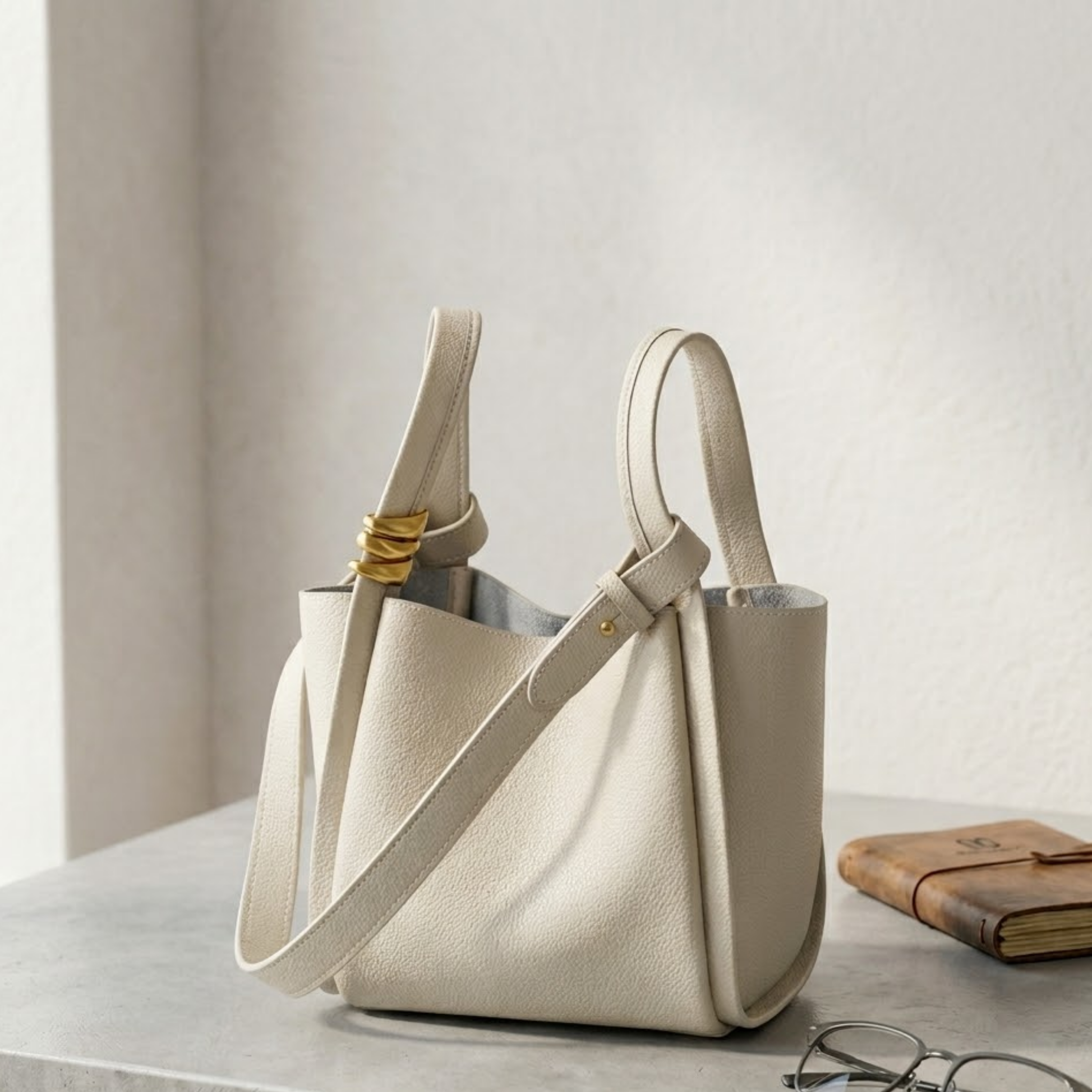 Genuine Leather Crossbody Bucket Bag UK – Everyday Use Smart Casual Evening Accessory, Brunch & Holiday Wear