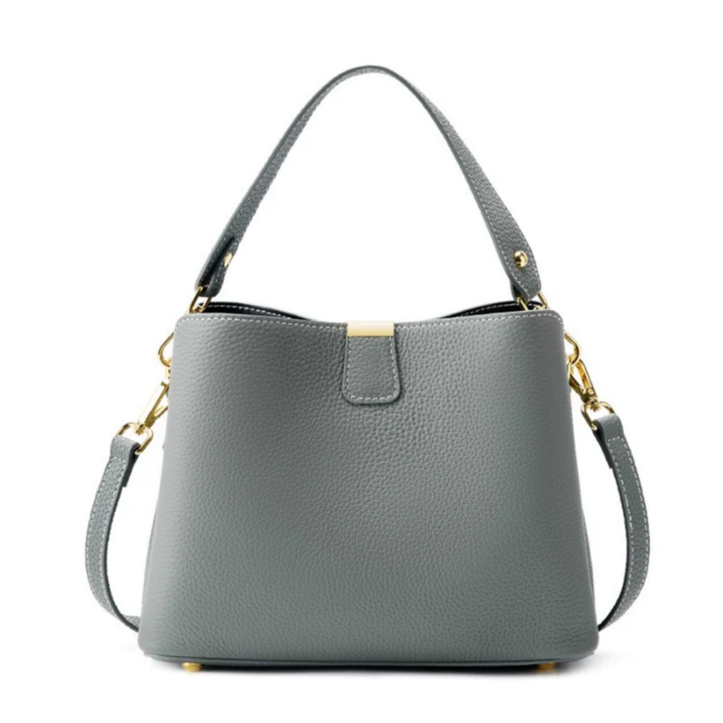 Genuine Leather Bucket Handbag Women UK – Stylish Tote for Workwear, Smart Casual