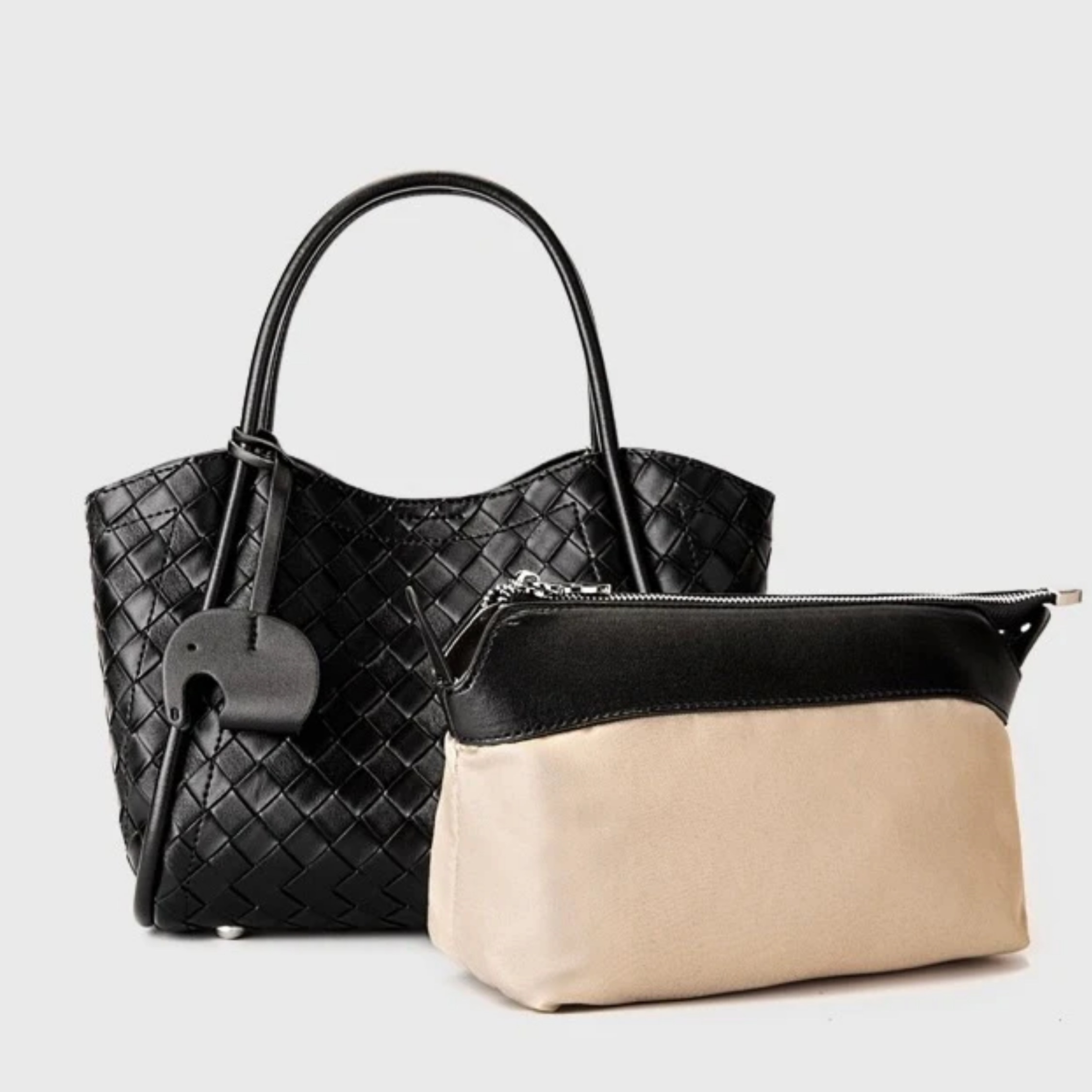 Woven Leather Tote Crossbody Bag Women UK – Everyday Use, Smart Casual
