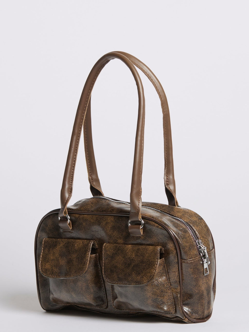 Distressed Leather Shoulder Bag UK – Urban Style for Everyday Use, Smart Casual & Office Wear