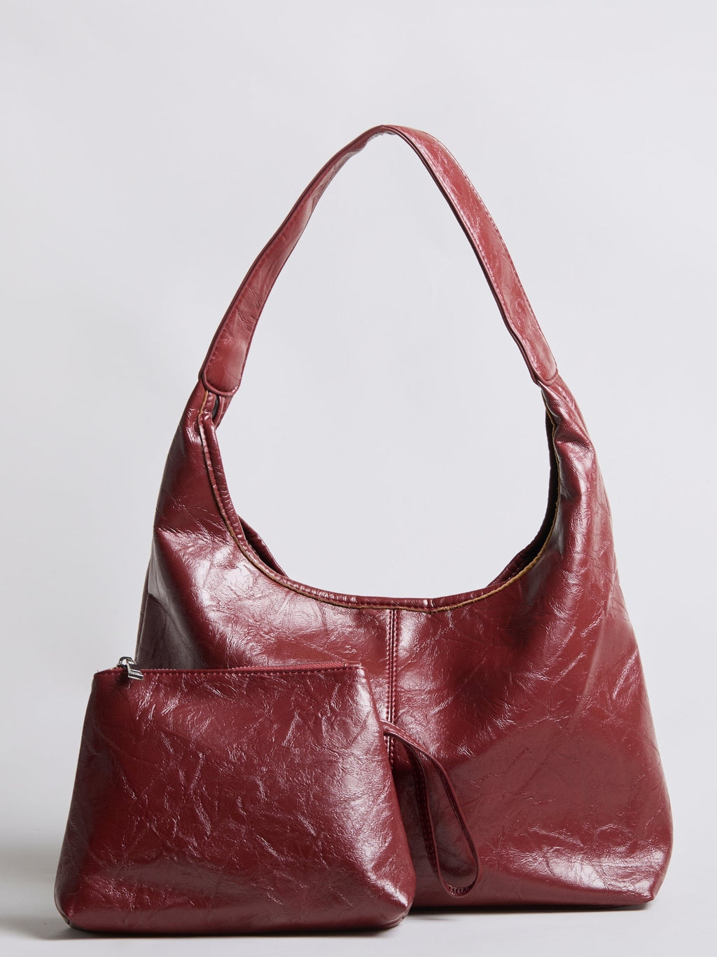 Black Distressed Vegan Leather Tote Bag Women UK – Stylish Durable Everyday Use, Smart Casual Office