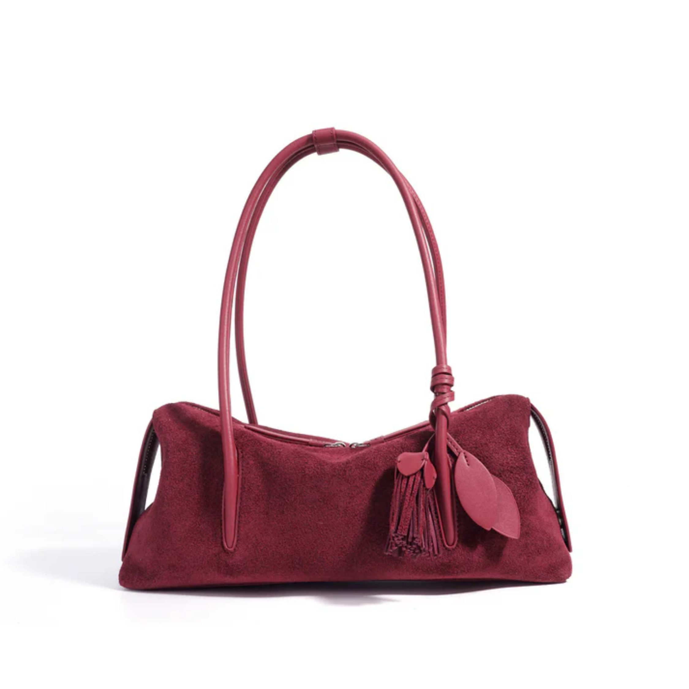 Leather Tassel Pendant Shoulder Bag UK – Stylish Pillow Design for Smart Casual, Office Wear