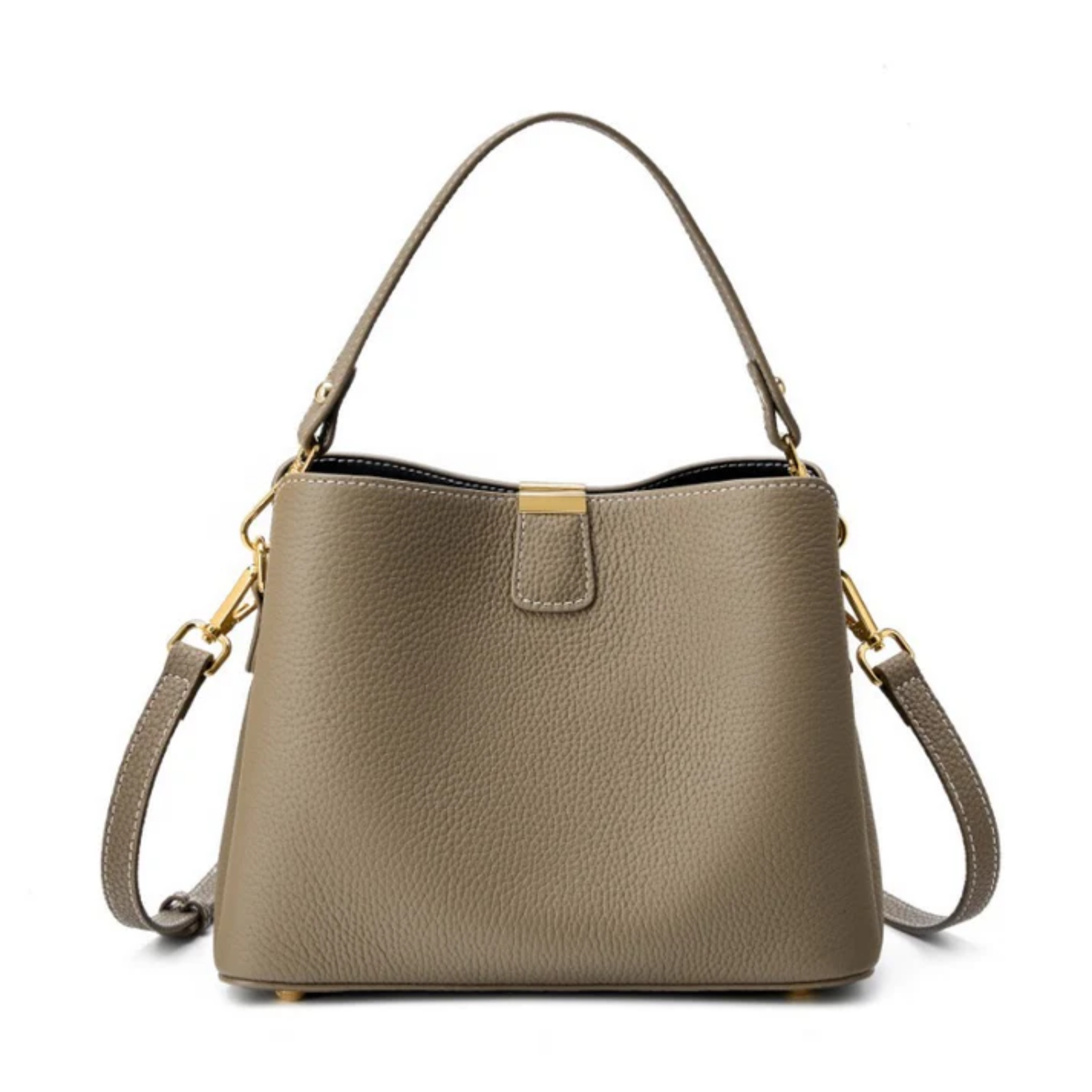 Genuine Leather Bucket Handbag Women UK – Stylish Tote for Workwear, Smart Casual