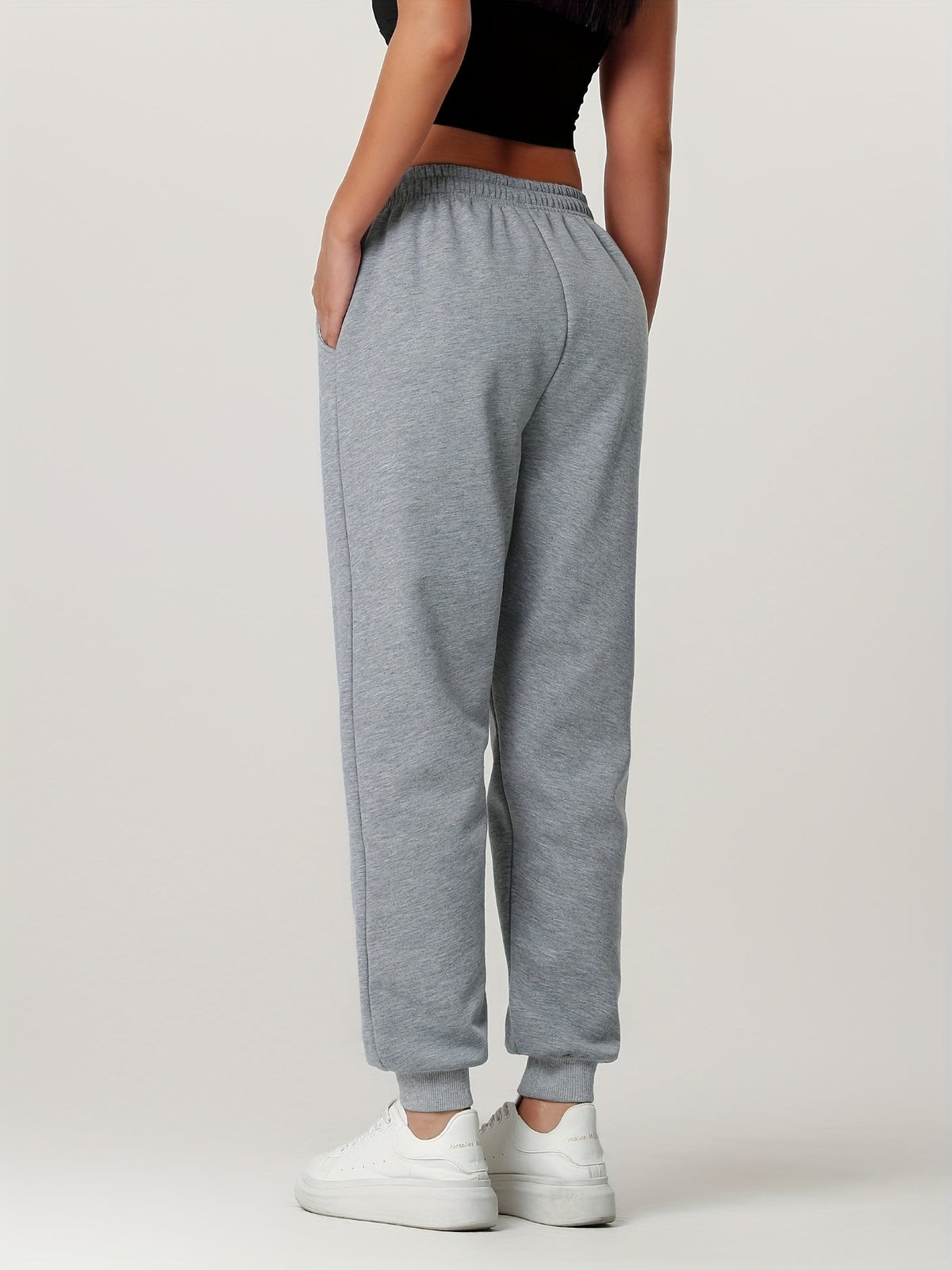 Cozy Cuffed Joggers for Women | Soft Fleece Material | Casual Loungewear