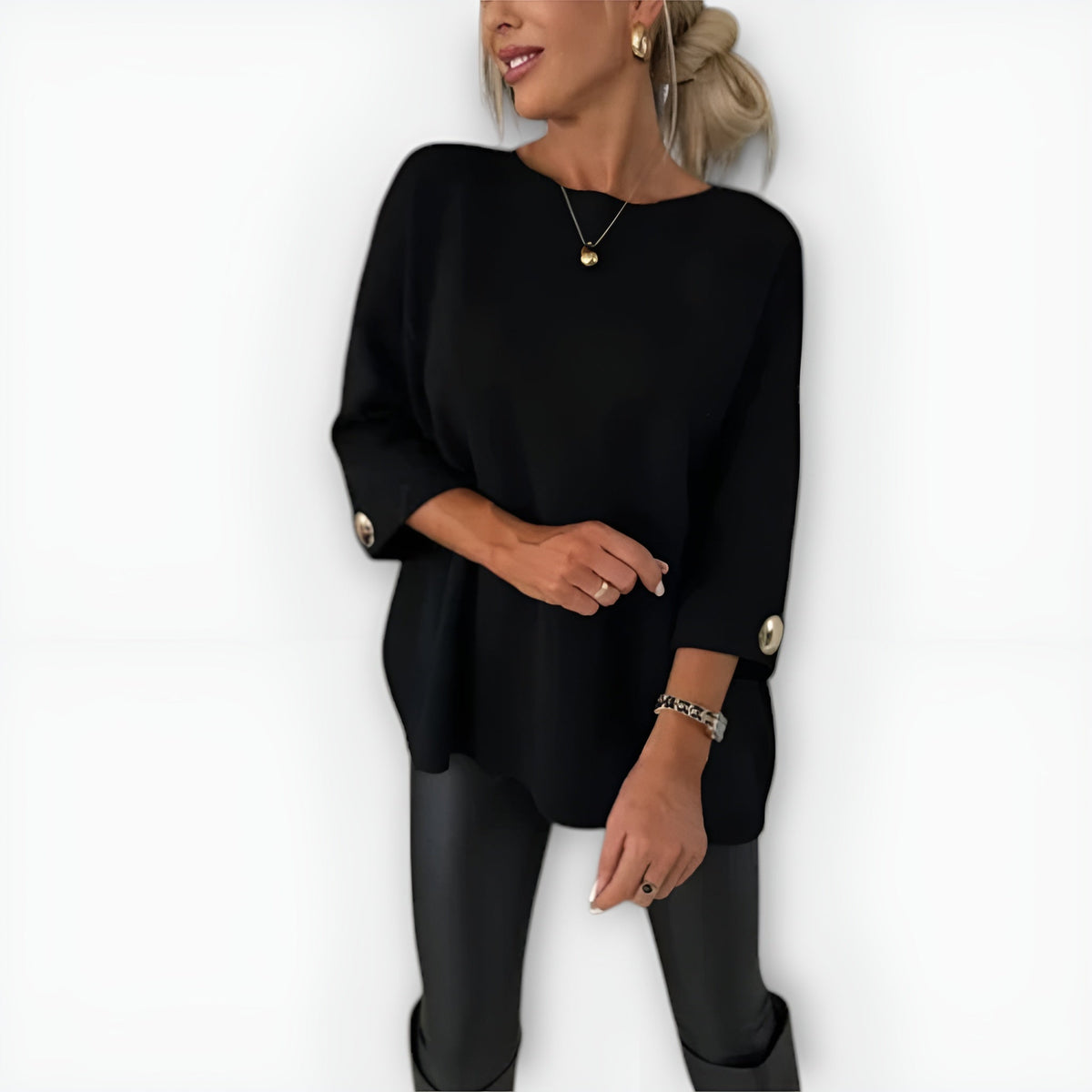Elegant Knit Jumper with Soft Fabric for Casual Wear