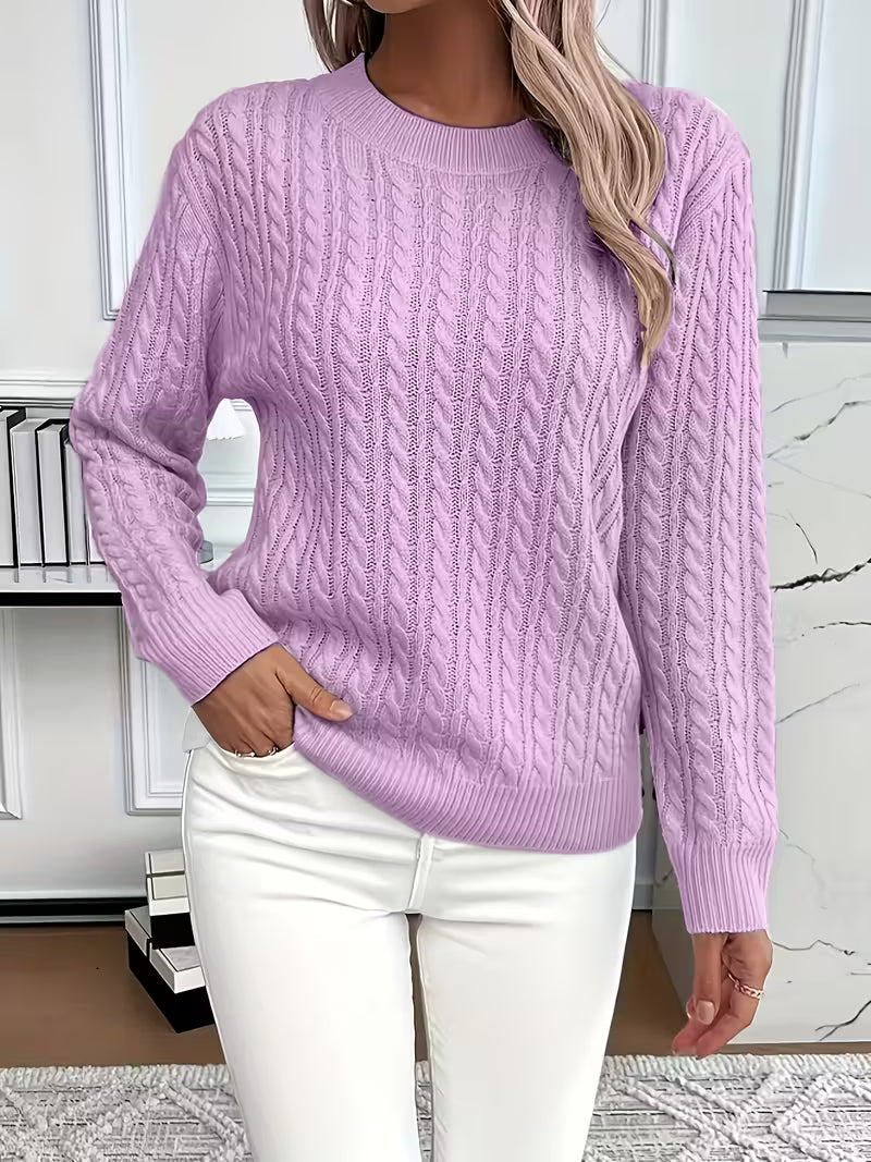 Comfortable Knit Jumper for Everyday Wear - Soft Cotton Blend Sweater