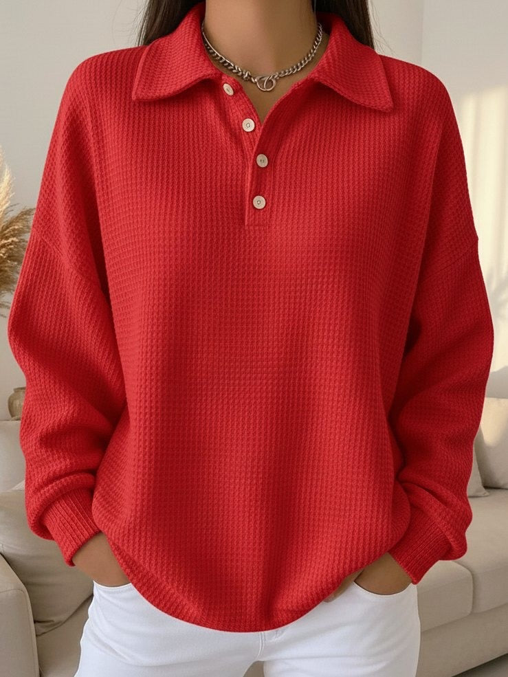 Elegant Women's Jumper in Soft Knit Fabric for Casual Wear