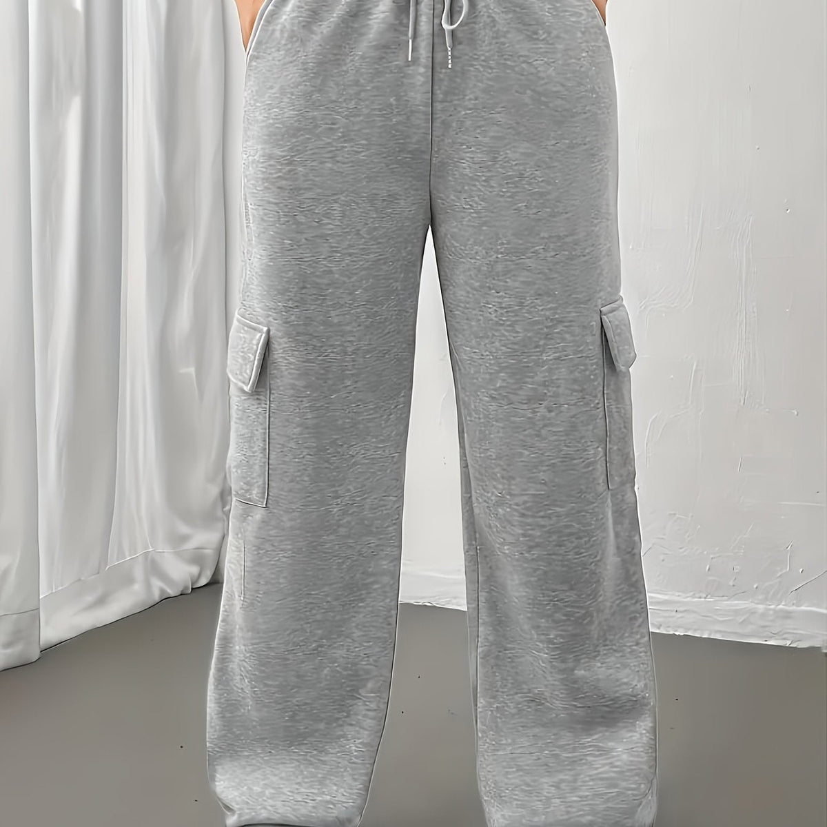 Relaxed Cargo Joggers for Women | Soft Cotton Blend | Casual Everyday Wear