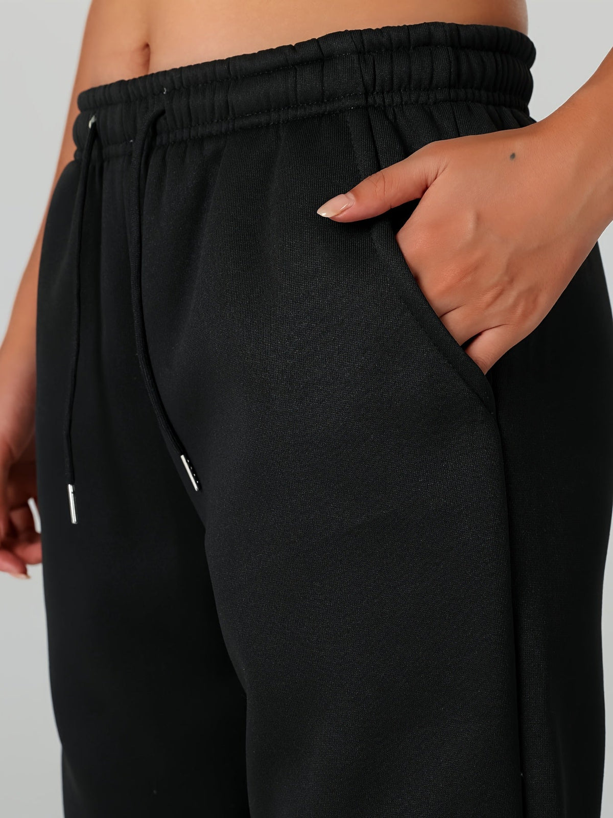 Cozy Cuffed Joggers for Women | Soft Fleece Material | Casual Loungewear