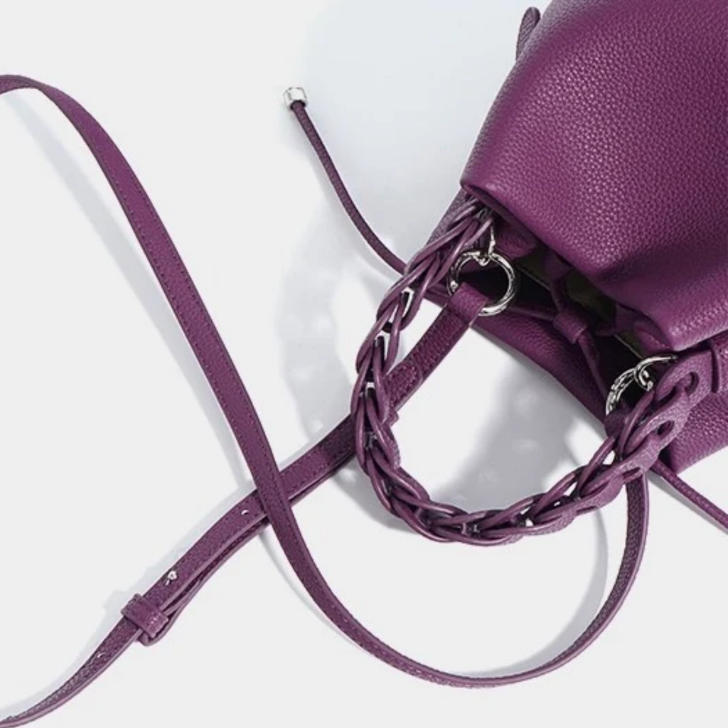 Top-Grain Leather Bucket Bag Women UK – Stylish Everyday Tote, Smart Casual Office & Holiday Wear
