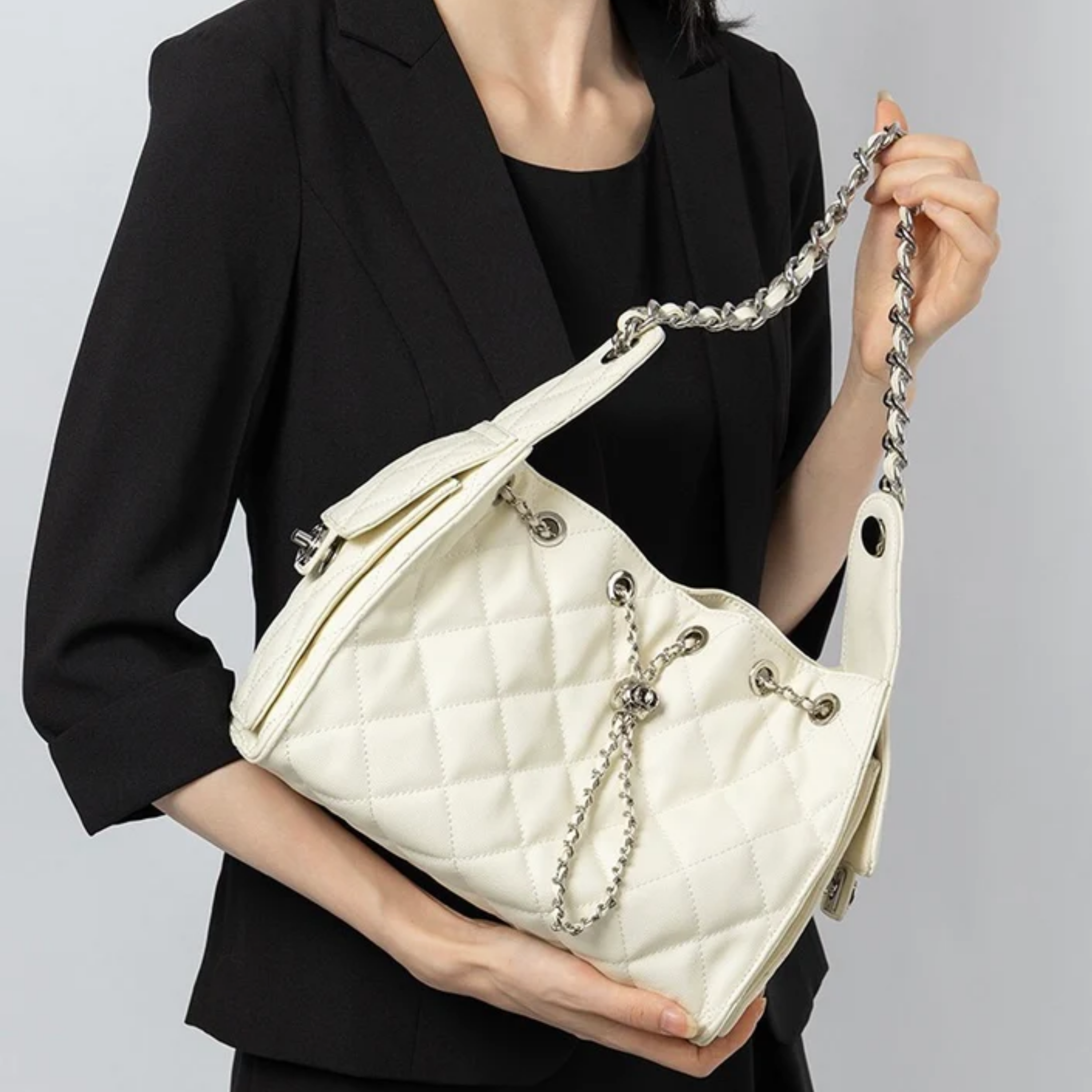 Brown Genuine Leather Bucket Shoulder Bag UK – Durable Everyday Use, Smart Casual & Office Wear