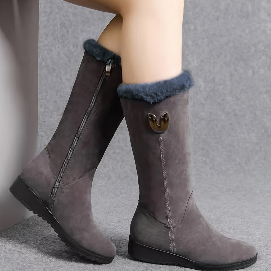 Cozy Cuffed Winter Boots for Women | Insulated Waterproof Design