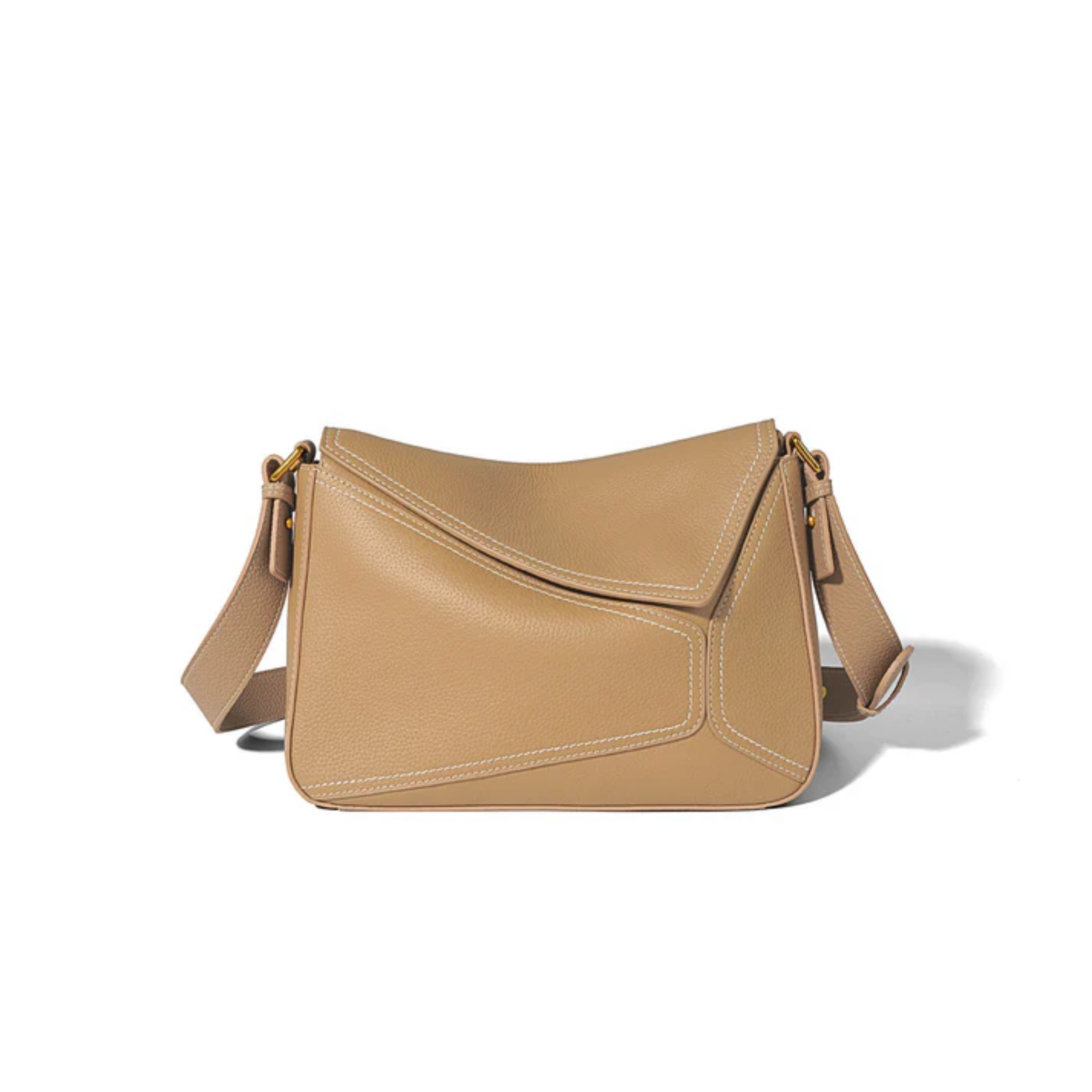 Genuine Leather Geometric Crossbody Shoulder Bag Women UK – Everyday Use, Smart Casual