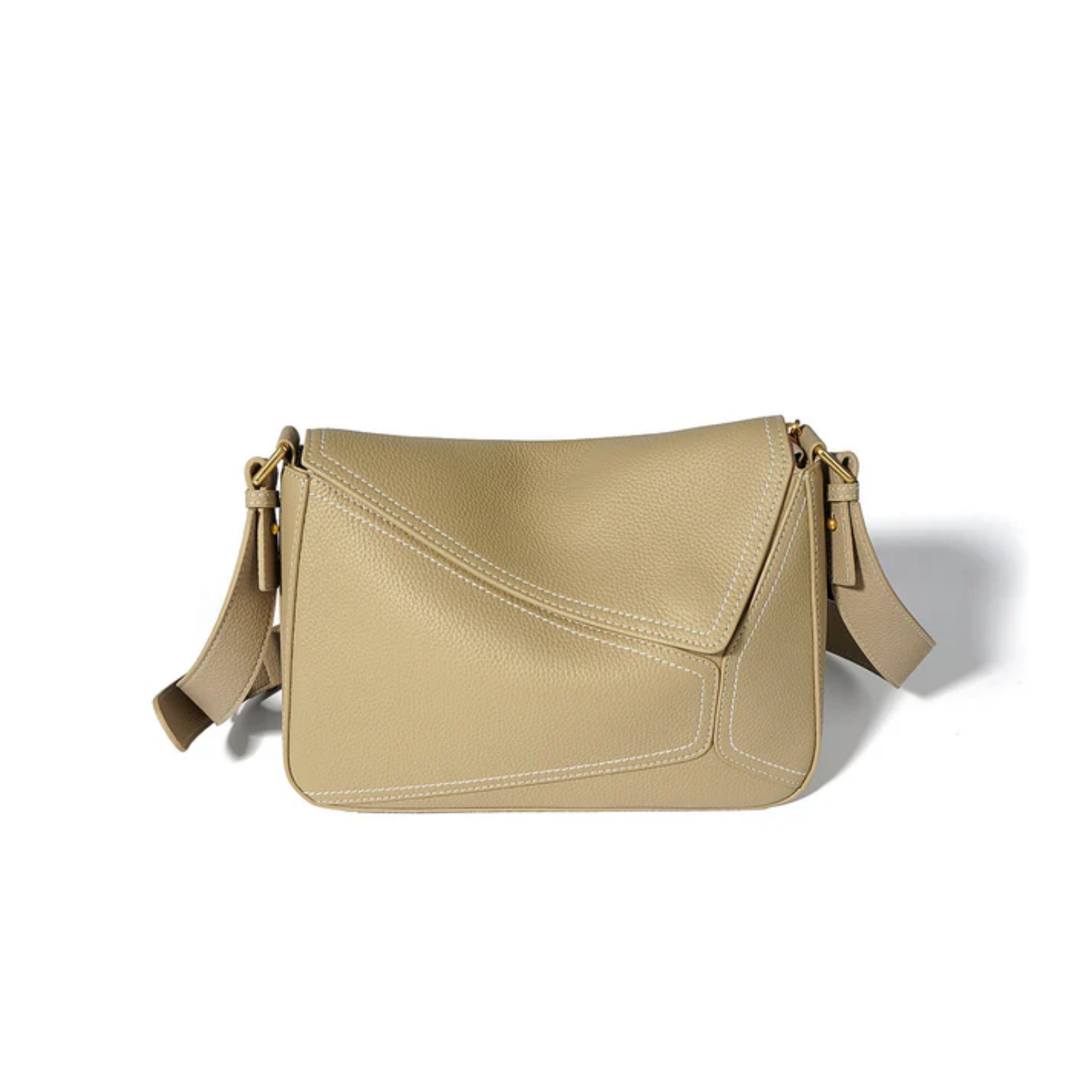 Genuine Leather Geometric Crossbody Shoulder Bag Women UK – Everyday Use, Smart Casual