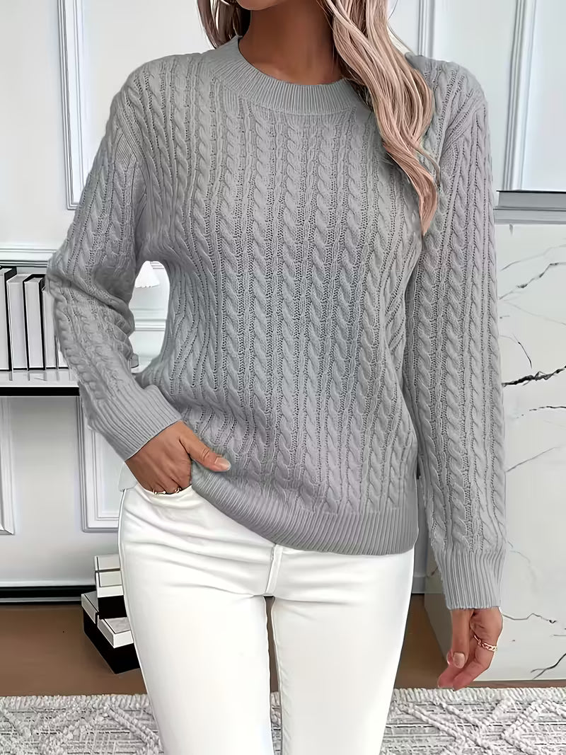 Comfortable Knit Jumper for Everyday Wear - Soft Cotton Blend Sweater