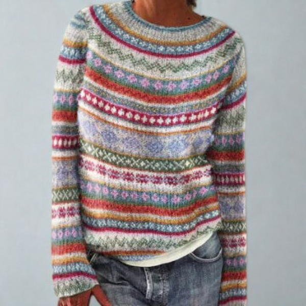 Comfortable Knit Jumper in Soft Cotton for Everyday Wear