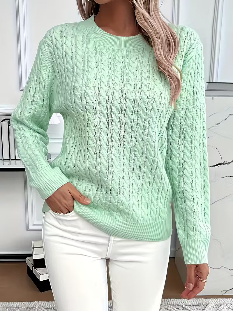 Comfortable Knit Jumper for Everyday Wear - Soft Cotton Blend Sweater