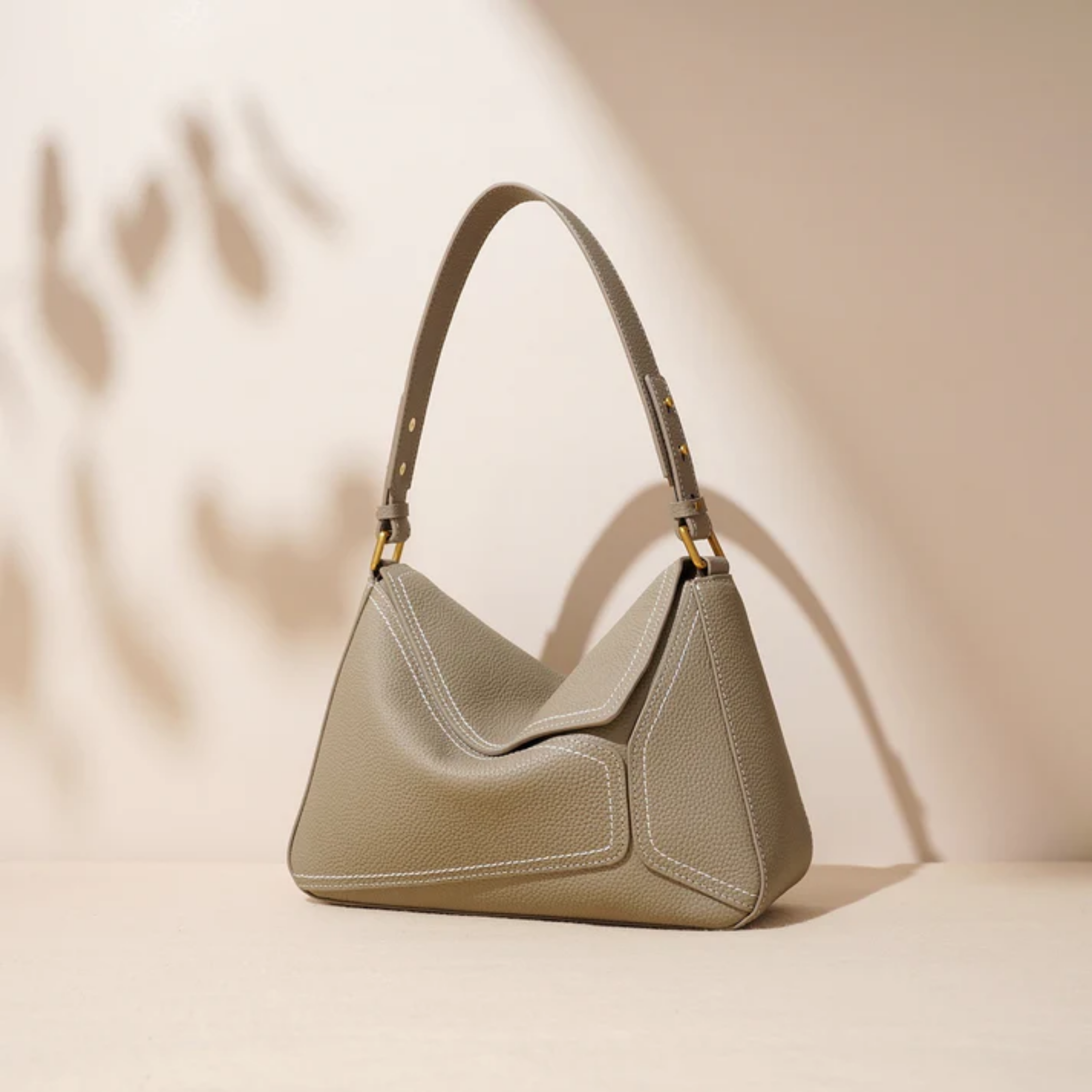Genuine Leather Geometric Crossbody Shoulder Bag Women UK – Everyday Use, Smart Casual