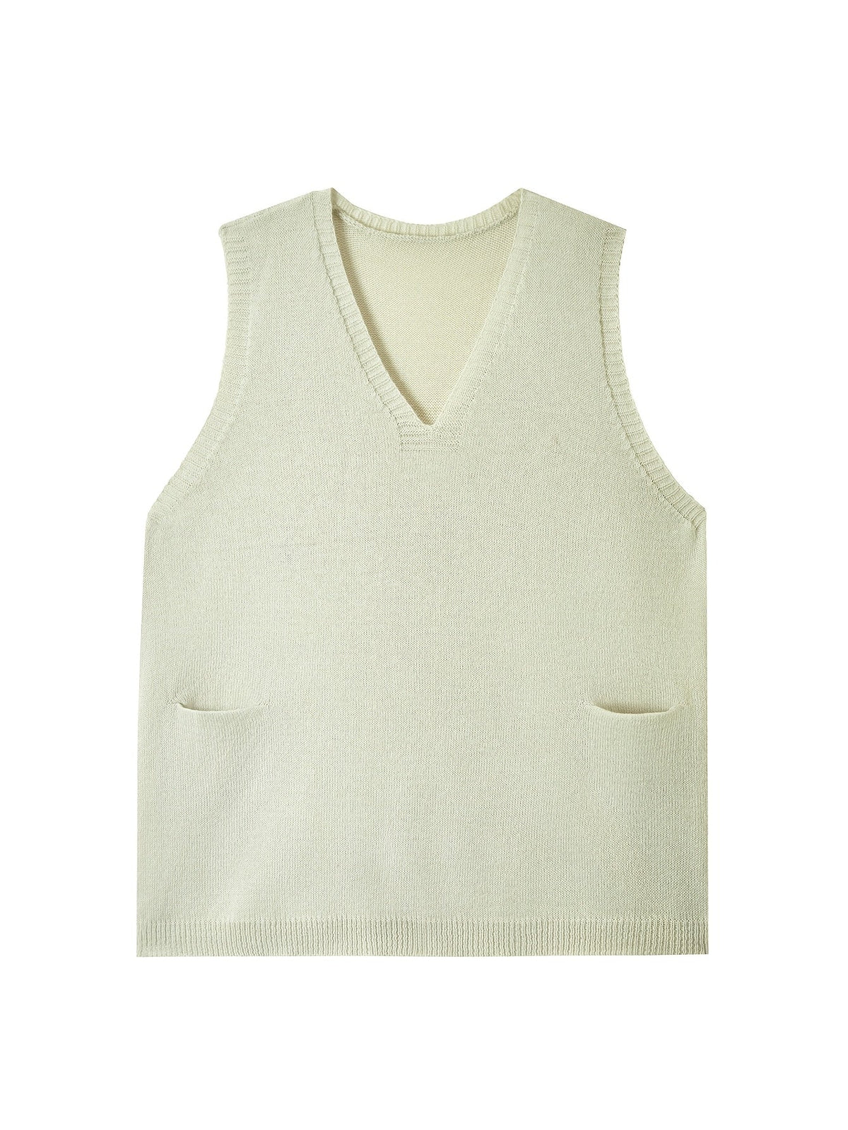 Relaxed Longline Vest in Soft Fabric for Casual Layering
