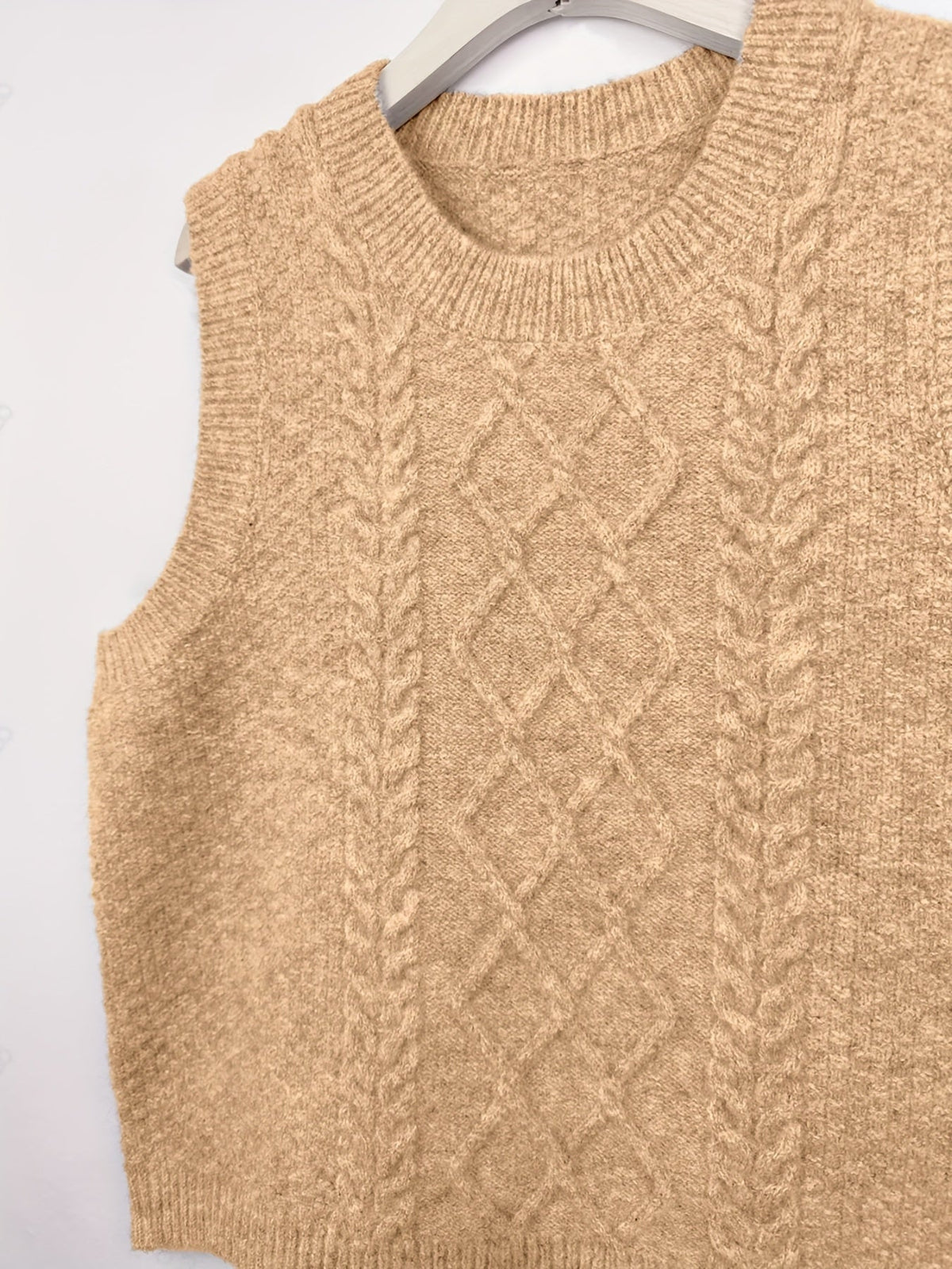 Cable-Knit Sweater Vest | Cozy Knitwear | Casual Layering Essential