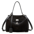 Brown Suede Leather Top-Handle Bag Women UK – Smart Casual, Office Wear