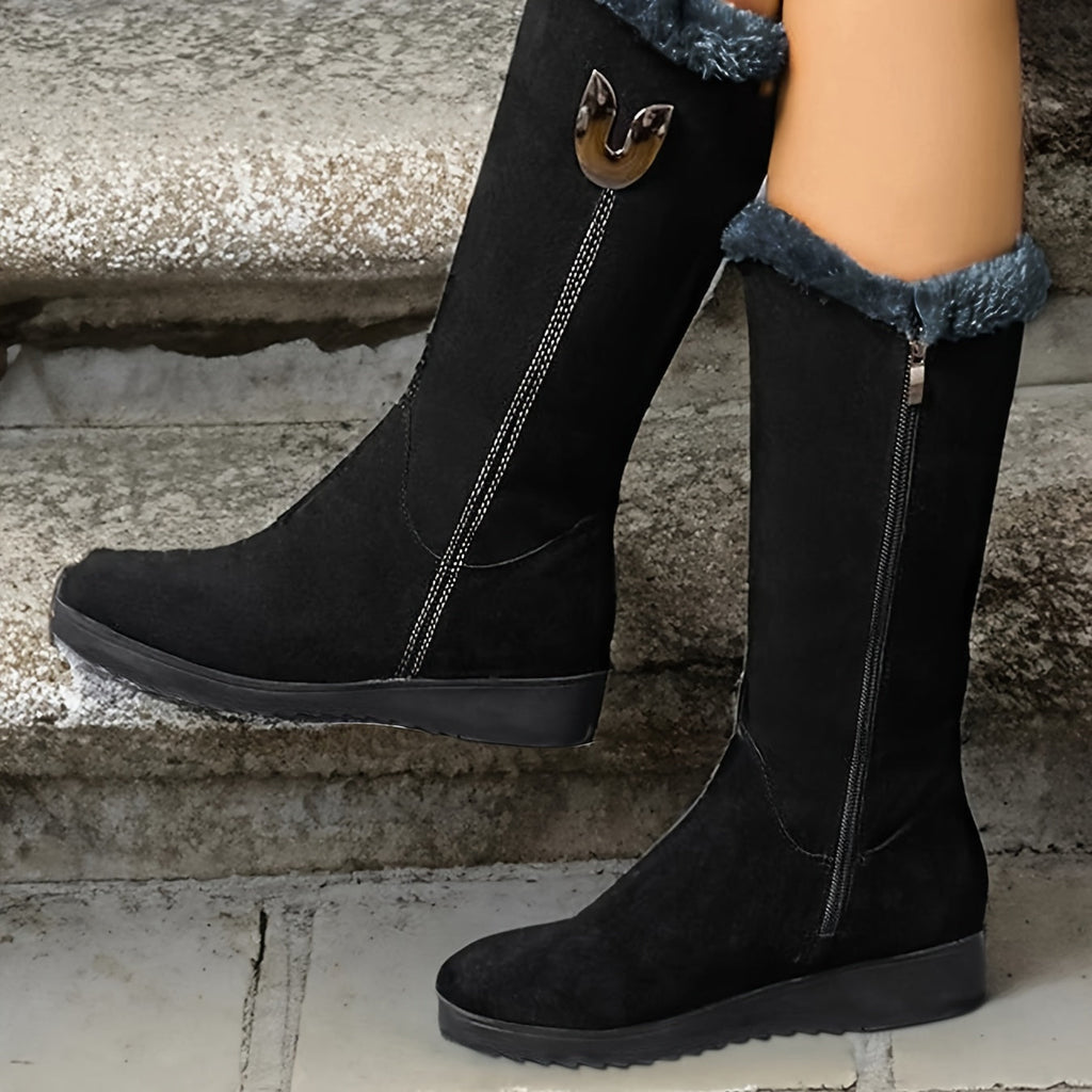Cozy Cuffed Winter Boots for Women | Insulated Waterproof Design