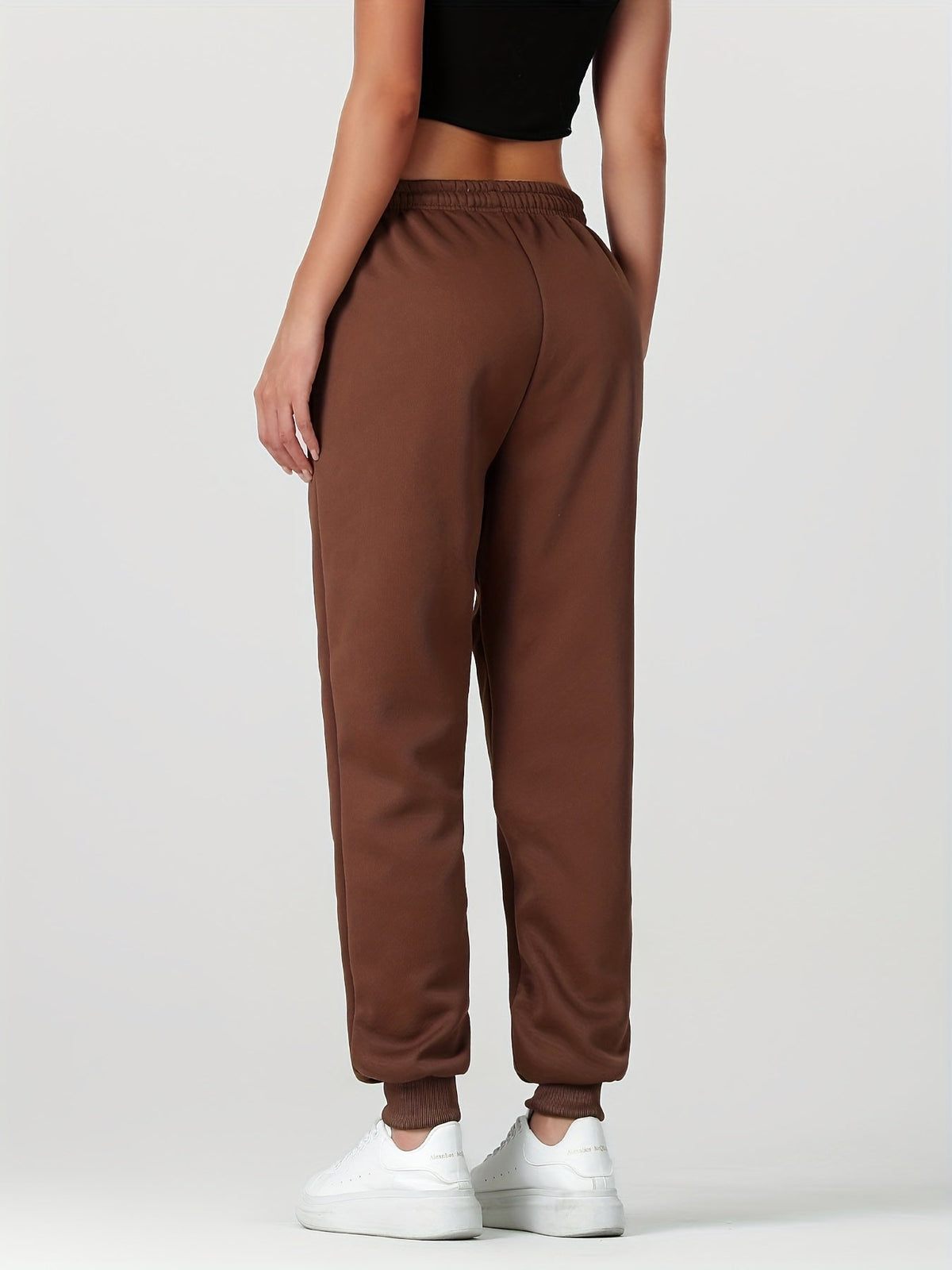 Cozy Cuffed Joggers for Women | Soft Fleece Material | Casual Loungewear
