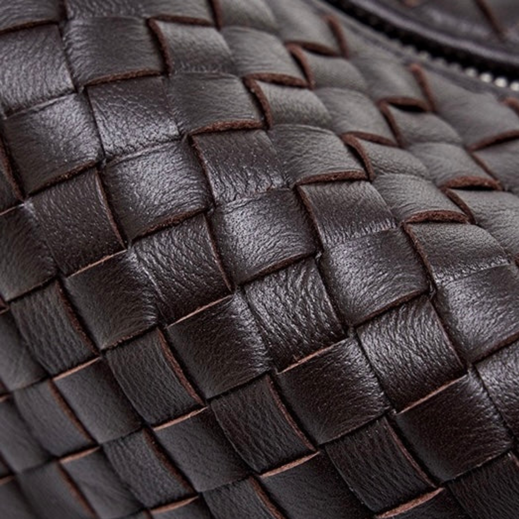 Genuine Sheepskin Leather Woven Clutch Bag Women UK – Evening Accessory, Smart Casual