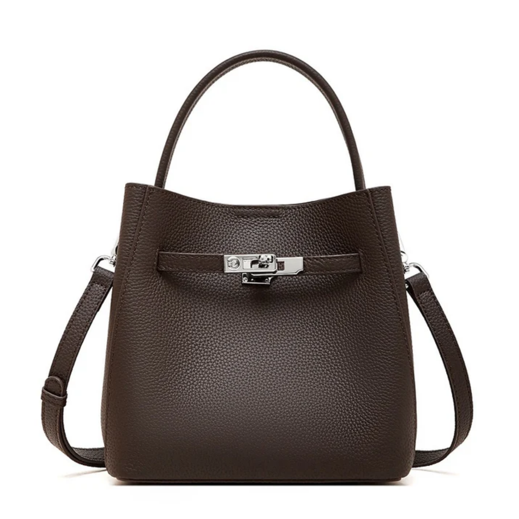 Genuine Leather Bucket Bag UK – Stylish Basket Bag for Smart Casual, Everyday Use