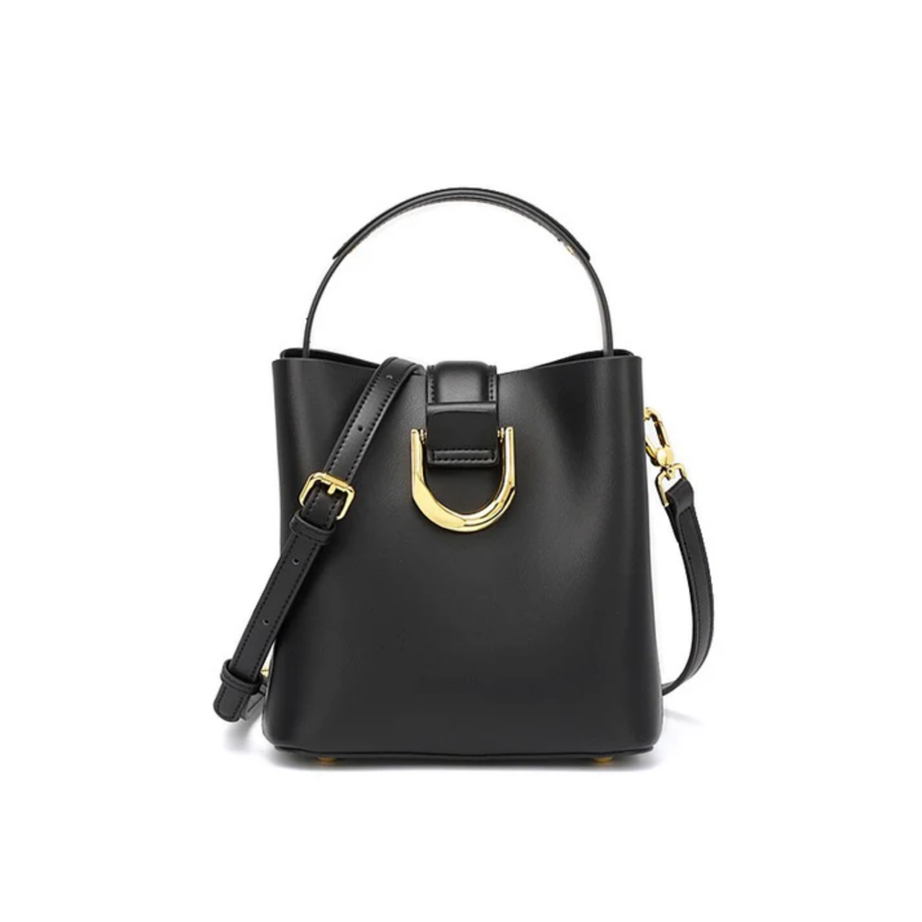 Genuine Leather Bucket Shoulder Bag Women UK – Everyday Tote for Workwear, Smart Casual